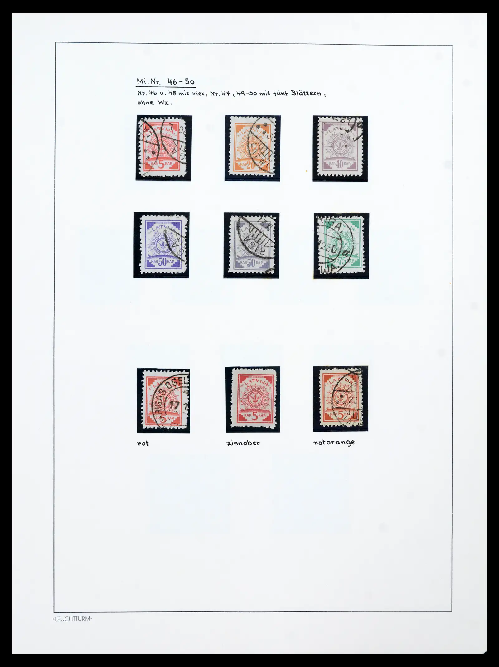 41983 0053 - Postzegelverzameling 41983 Baltische Staten 1897-1944.