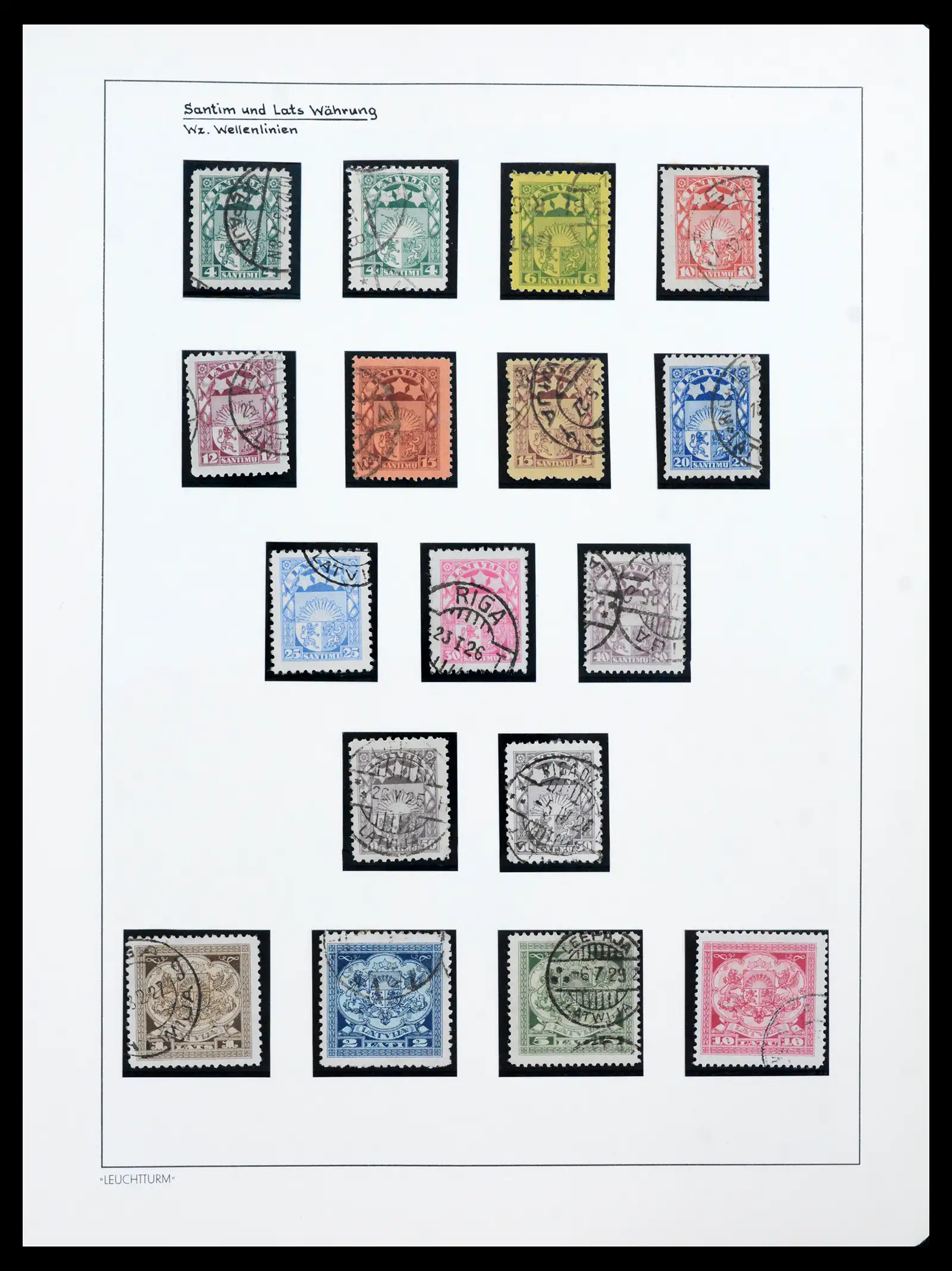 41983 0055 - Postzegelverzameling 41983 Baltische Staten 1897-1944.