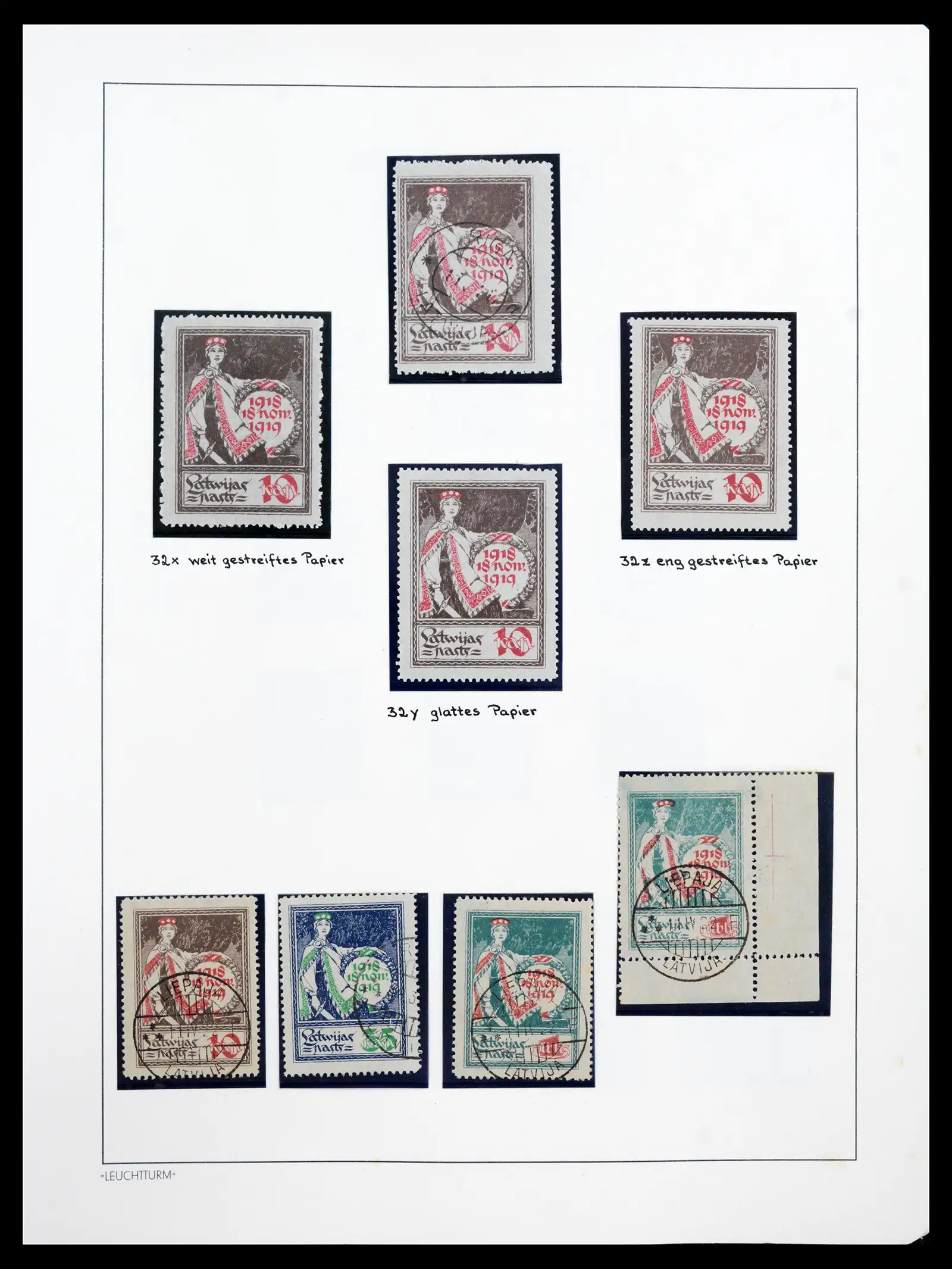 41983 0061 - Postzegelverzameling 41983 Baltische Staten 1897-1944.