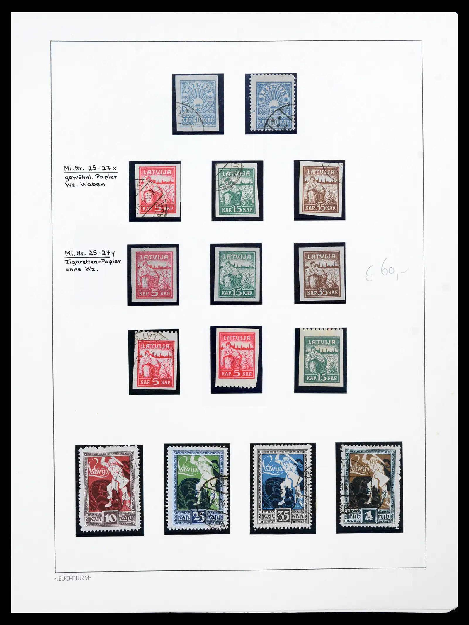 41983 0062 - Postzegelverzameling 41983 Baltische Staten 1897-1944.
