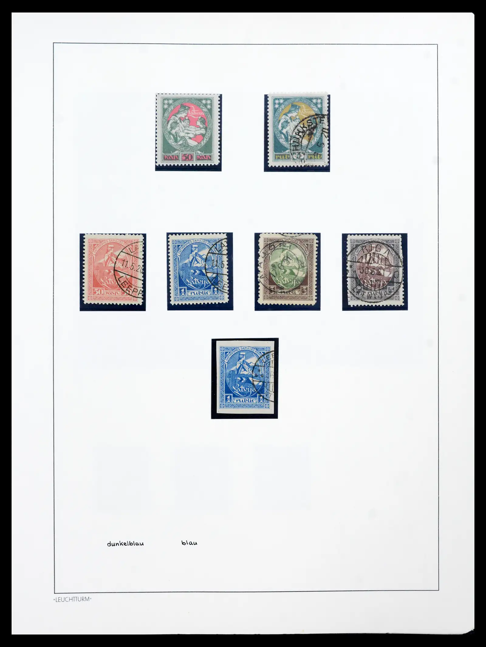 41983 0063 - Postzegelverzameling 41983 Baltische Staten 1897-1944.