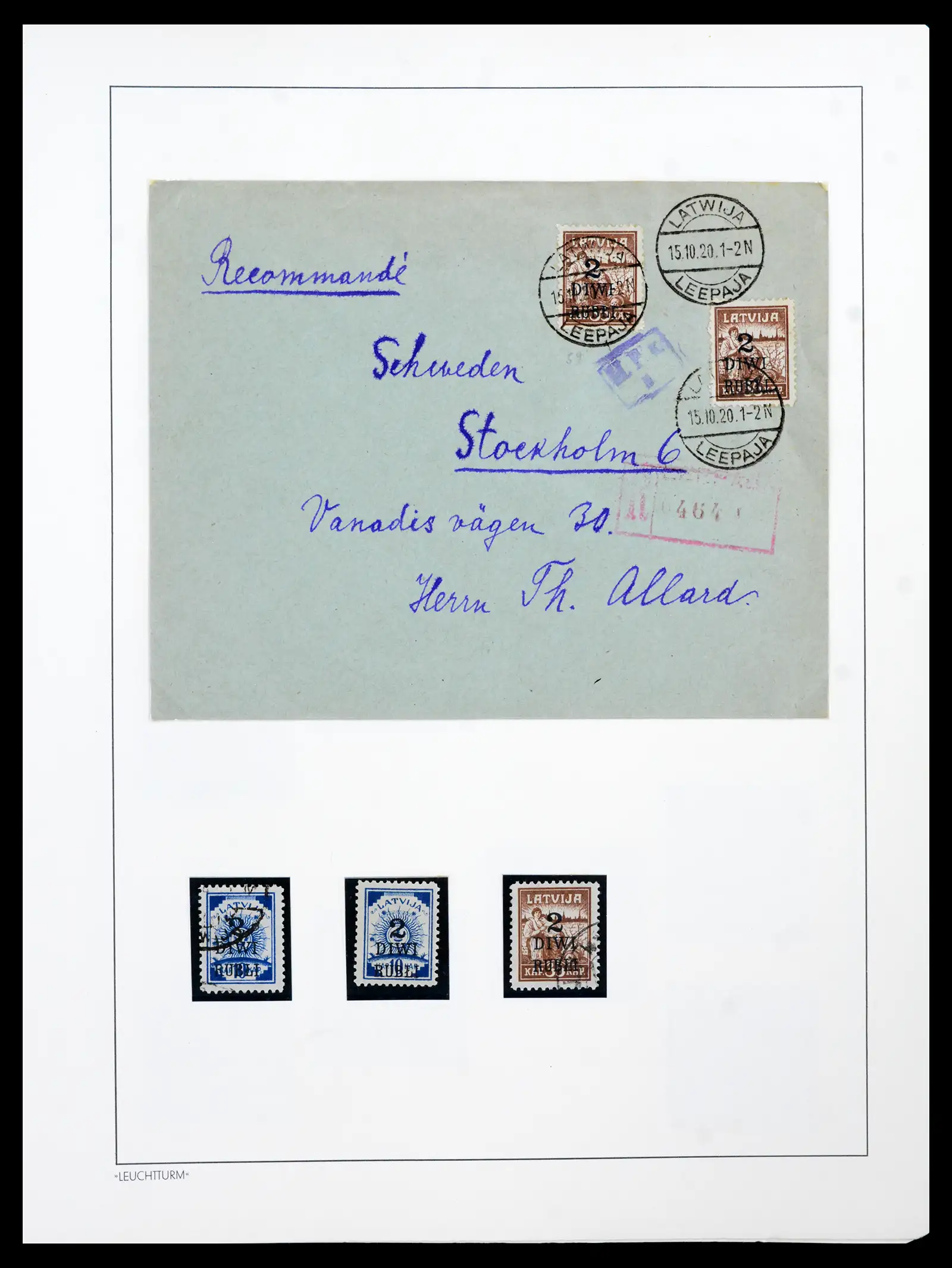 41983 0064 - Postzegelverzameling 41983 Baltische Staten 1897-1944.