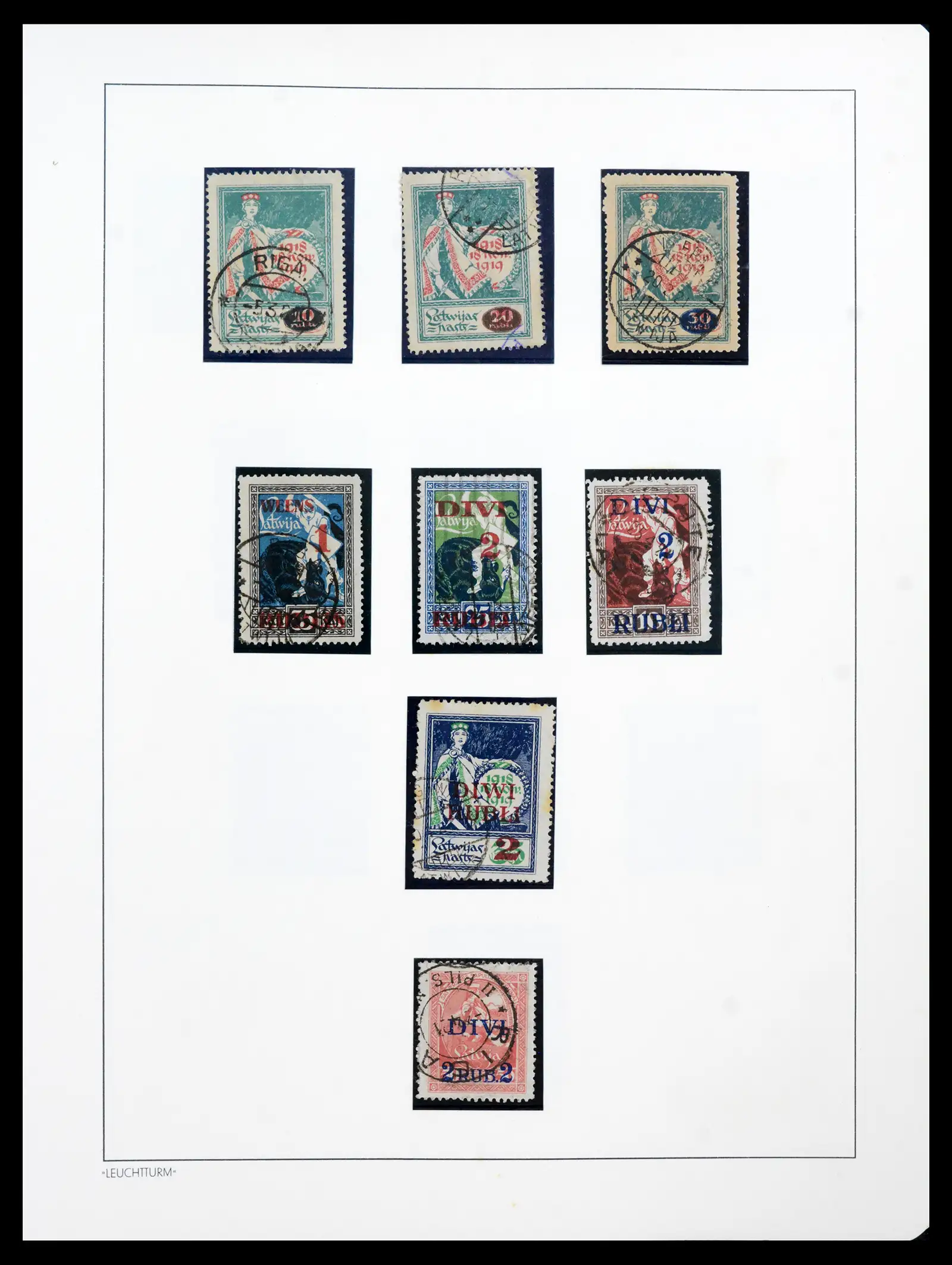 41983 0066 - Postzegelverzameling 41983 Baltische Staten 1897-1944.