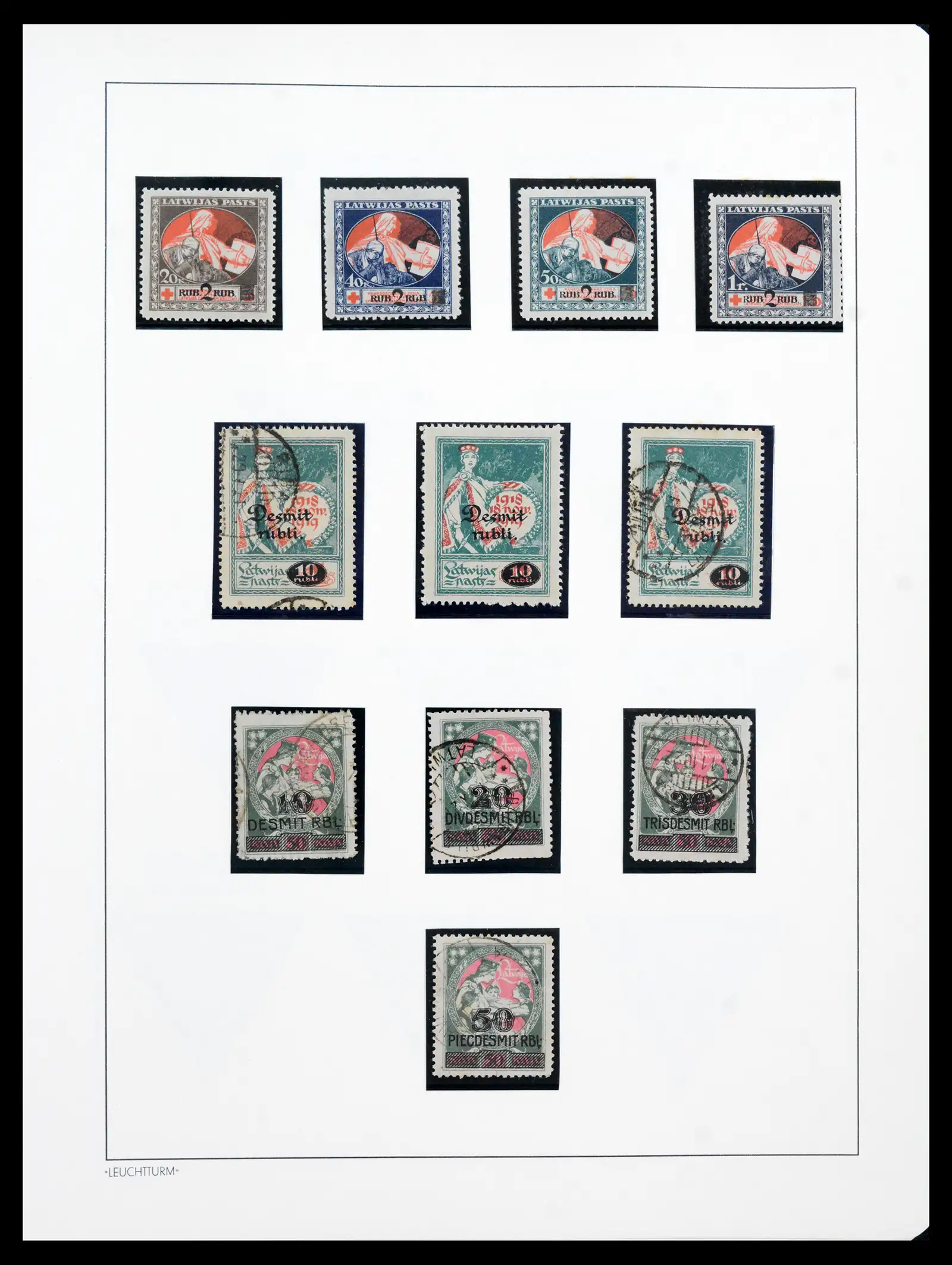41983 0067 - Postzegelverzameling 41983 Baltische Staten 1897-1944.