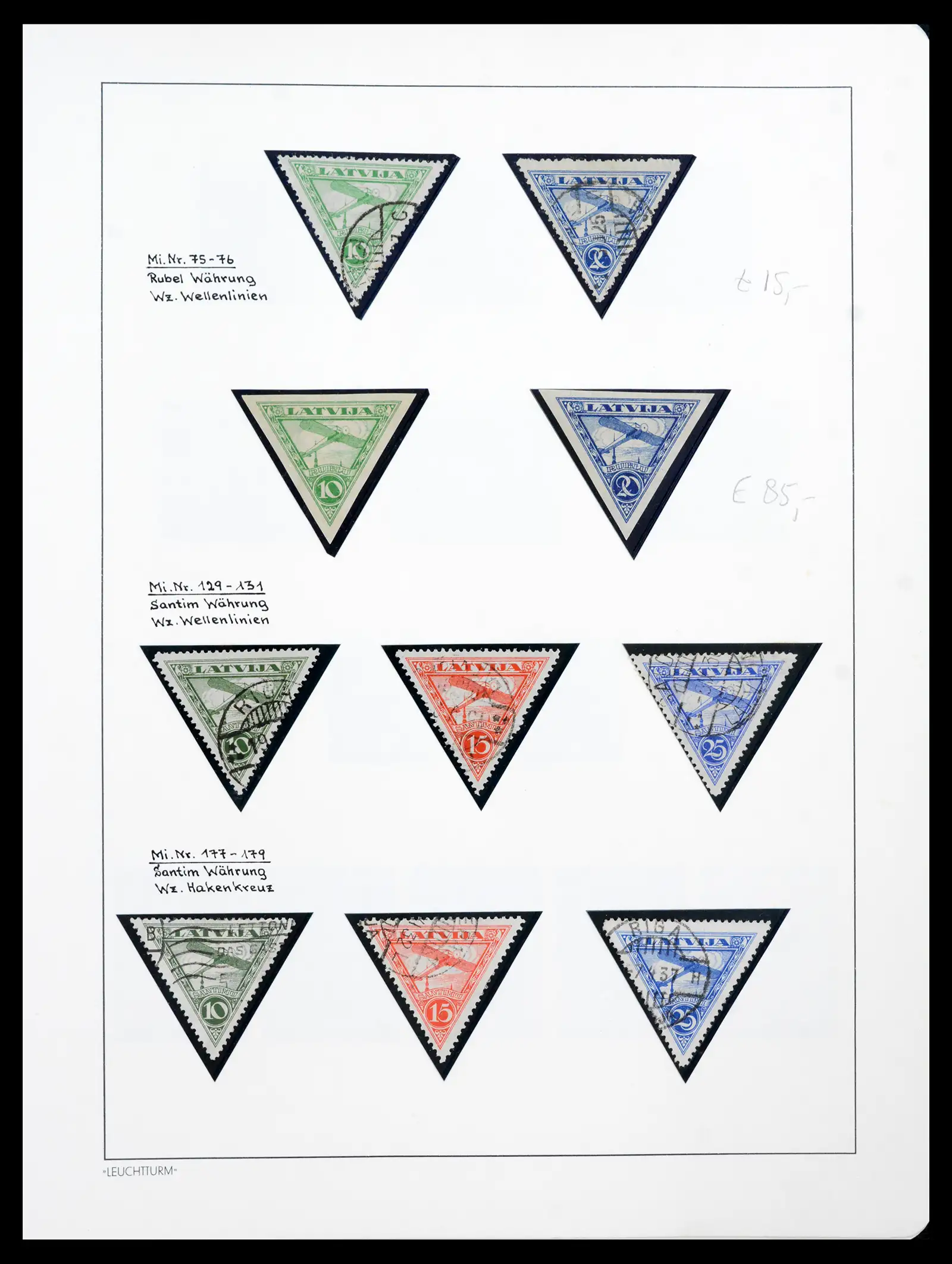 41983 0068 - Postzegelverzameling 41983 Baltische Staten 1897-1944.