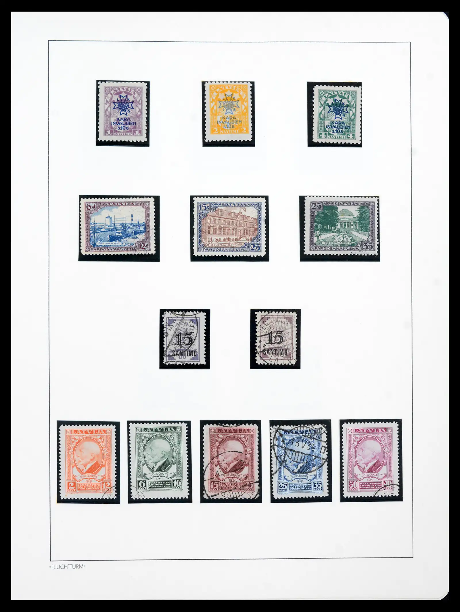 41983 0069 - Postzegelverzameling 41983 Baltische Staten 1897-1944.