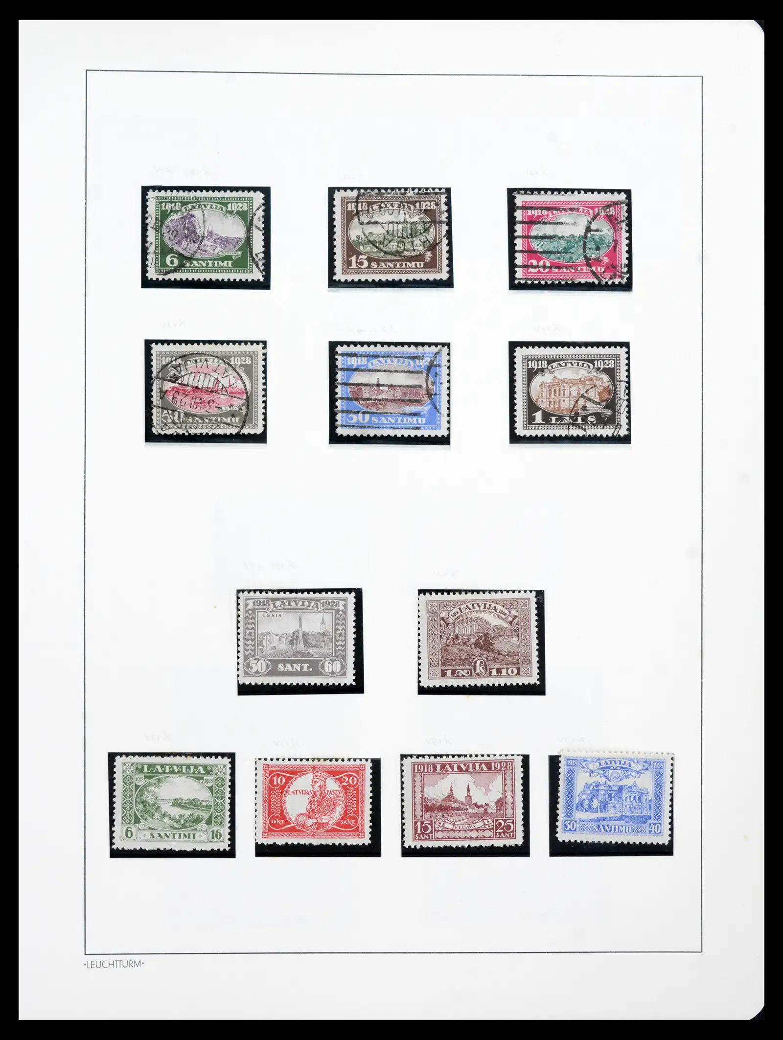 41983 0070 - Postzegelverzameling 41983 Baltische Staten 1897-1944.