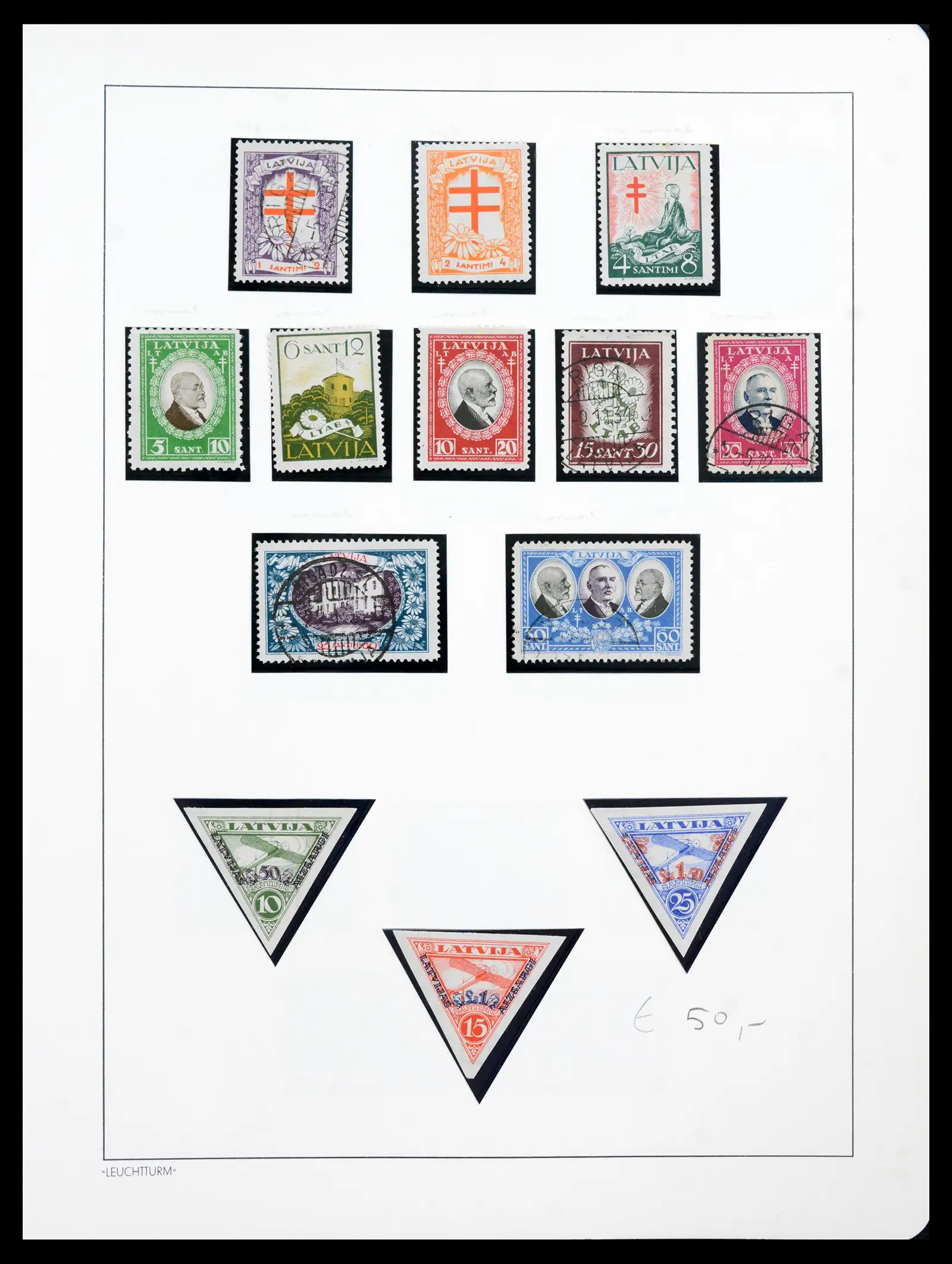 41983 0072 - Postzegelverzameling 41983 Baltische Staten 1897-1944.