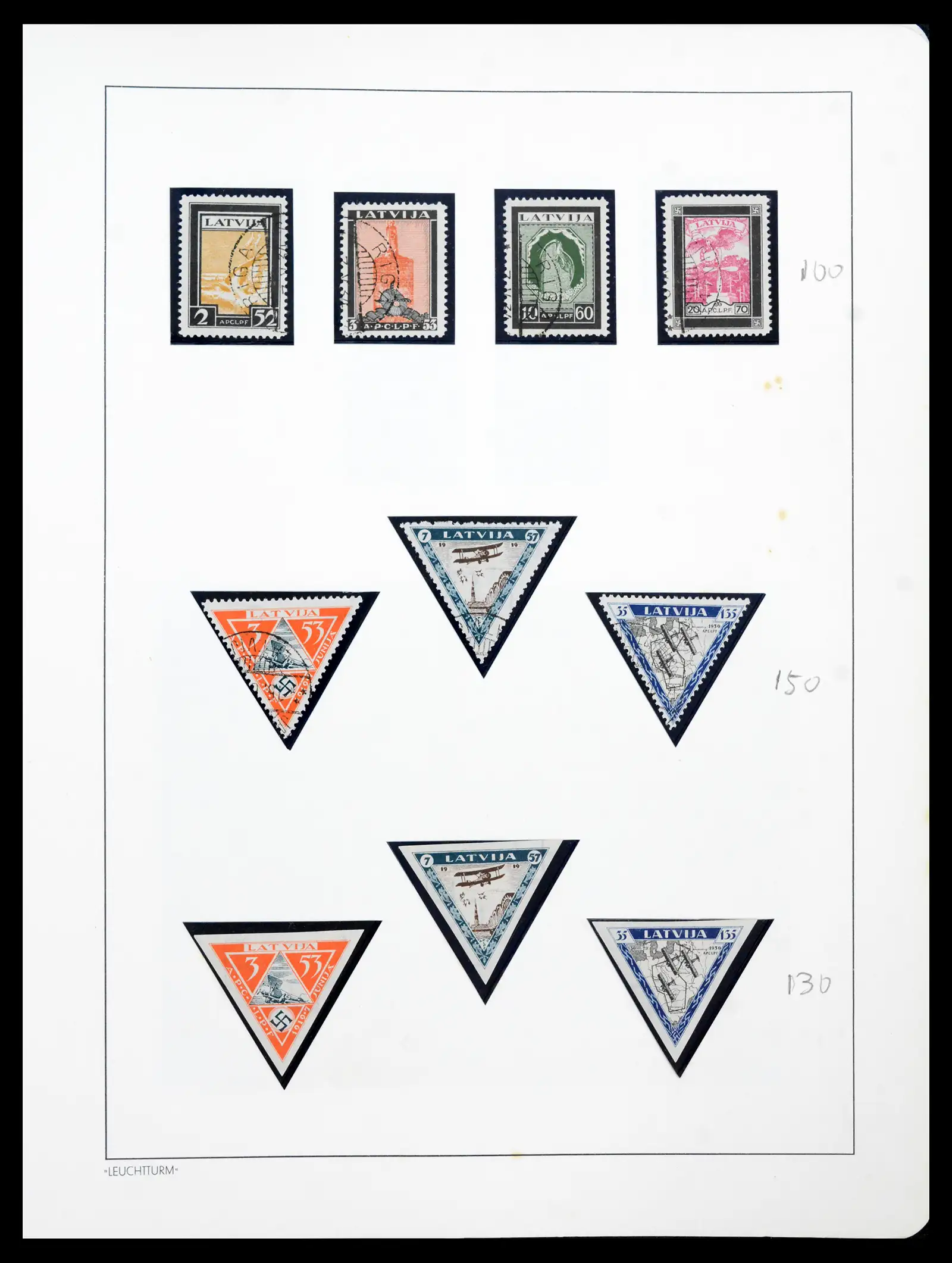 41983 0076 - Postzegelverzameling 41983 Baltische Staten 1897-1944.