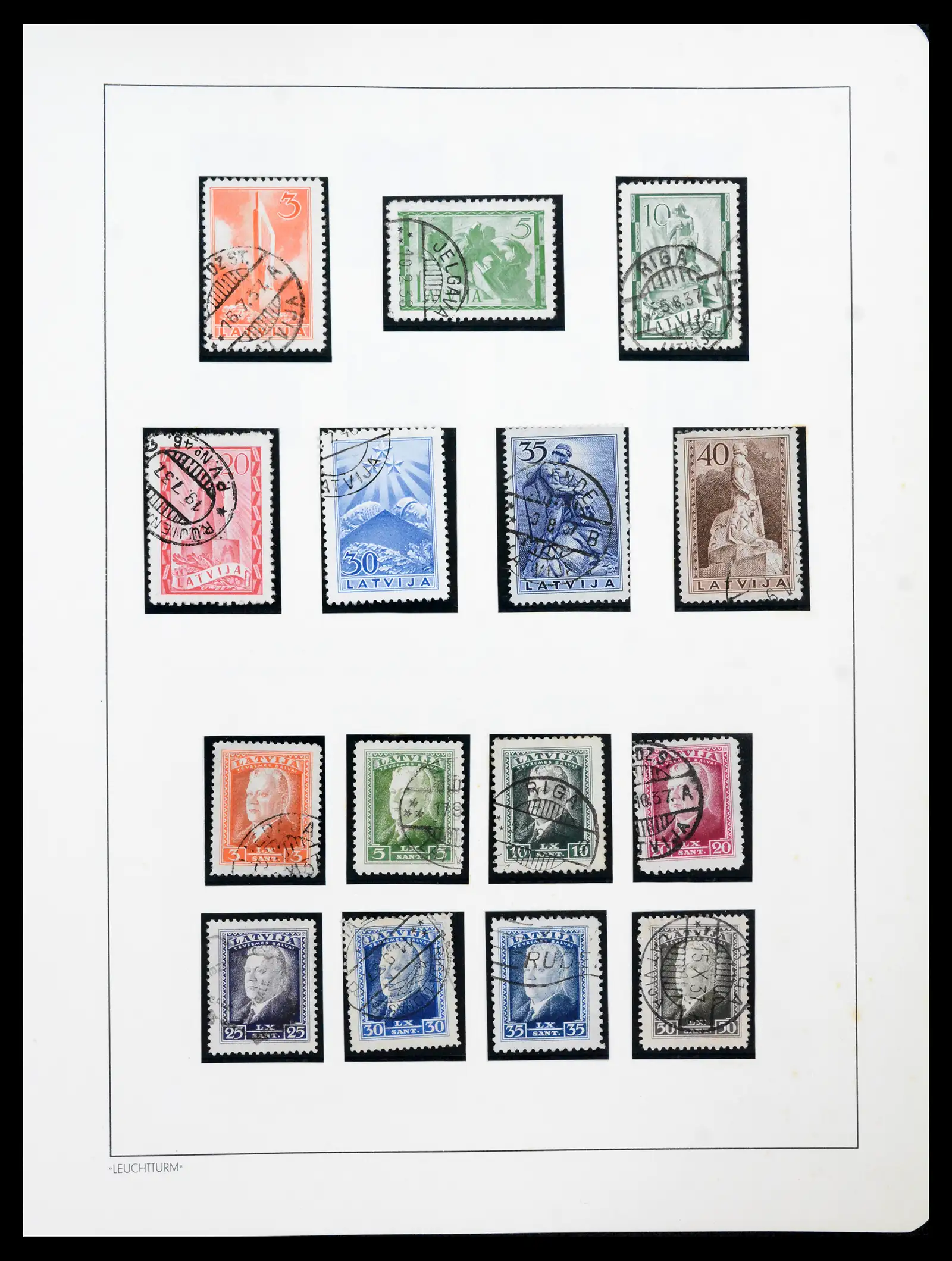 41983 0078 - Postzegelverzameling 41983 Baltische Staten 1897-1944.