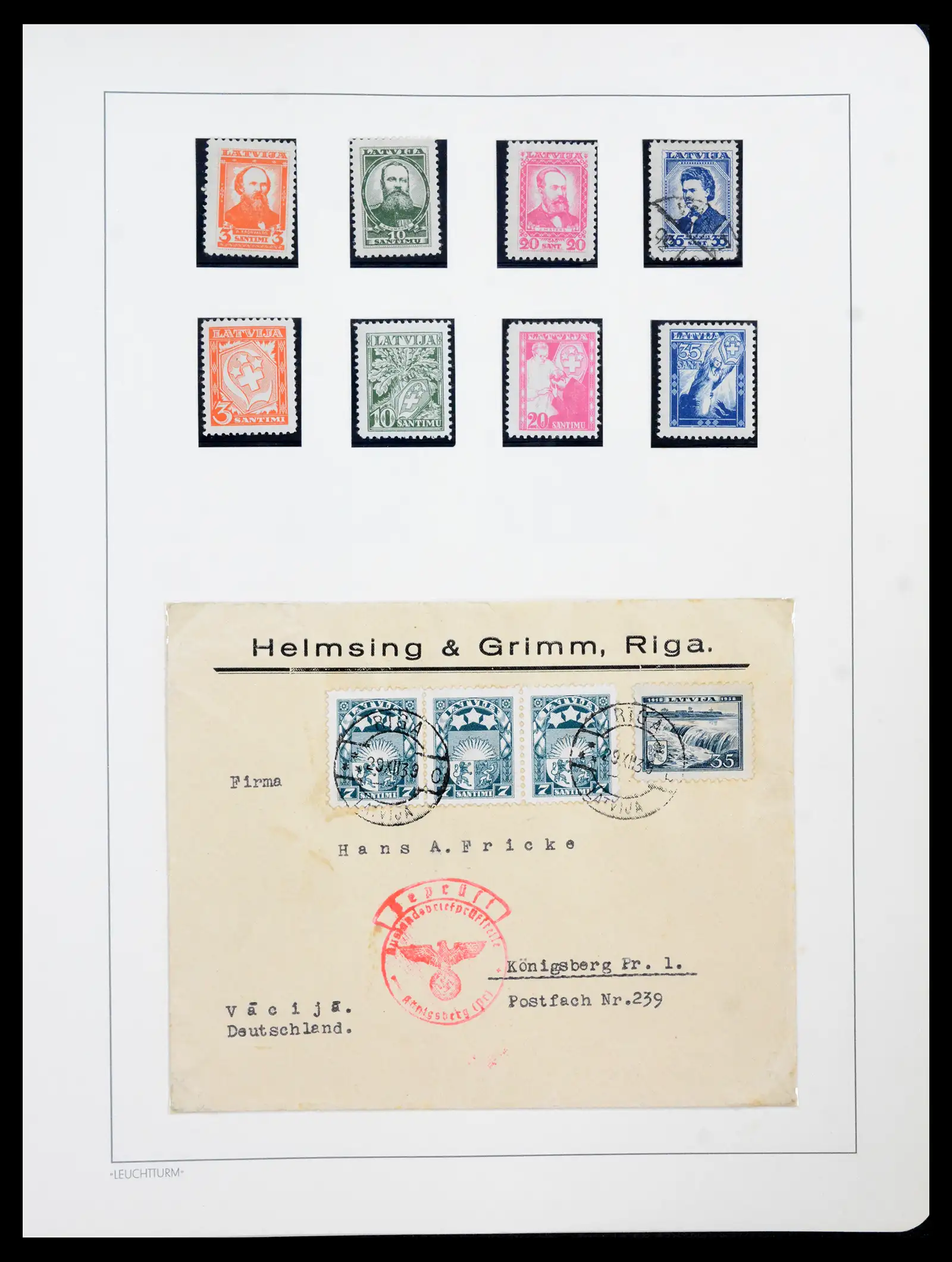 41983 0079 - Postzegelverzameling 41983 Baltische Staten 1897-1944.