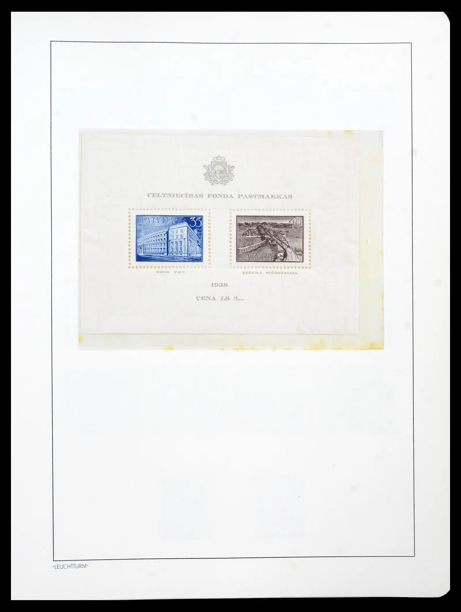 41983 0080 - Postzegelverzameling 41983 Baltische Staten 1897-1944.