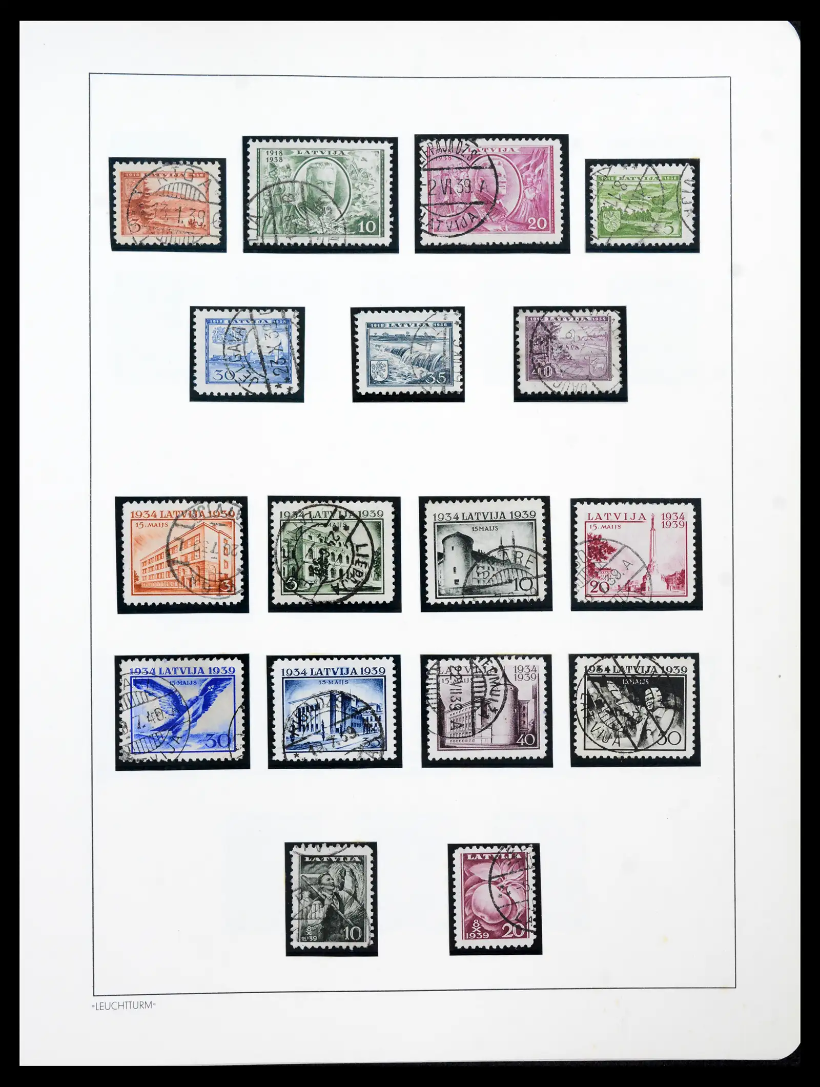 41983 0081 - Postzegelverzameling 41983 Baltische Staten 1897-1944.
