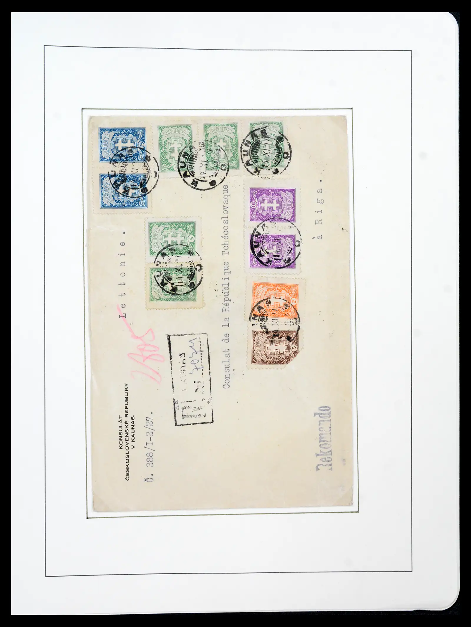 41983 0084 - Postzegelverzameling 41983 Baltische Staten 1897-1944.