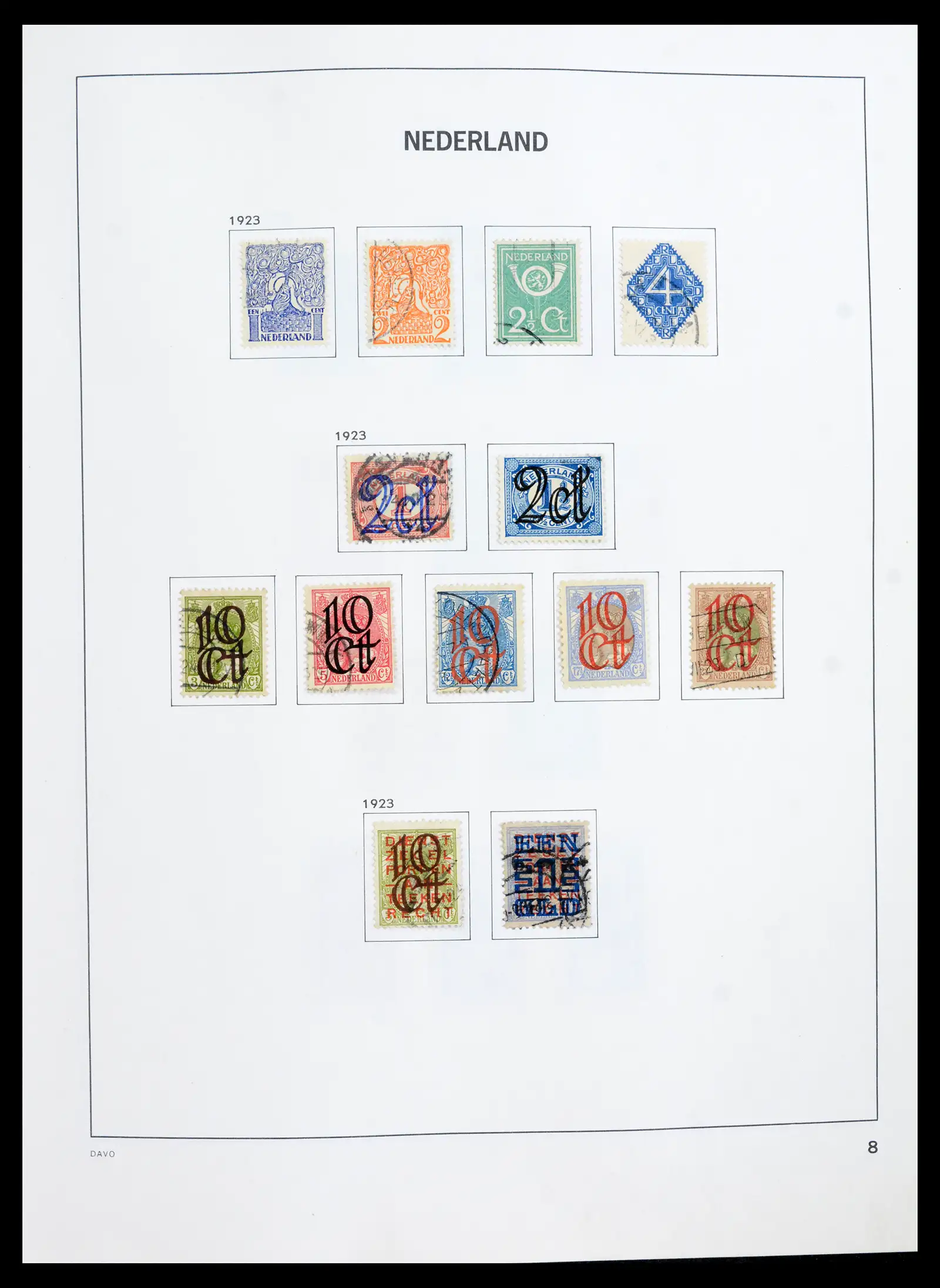 41989 0008 - Postzegelverzameling 41989 Nederland 1852-1969.