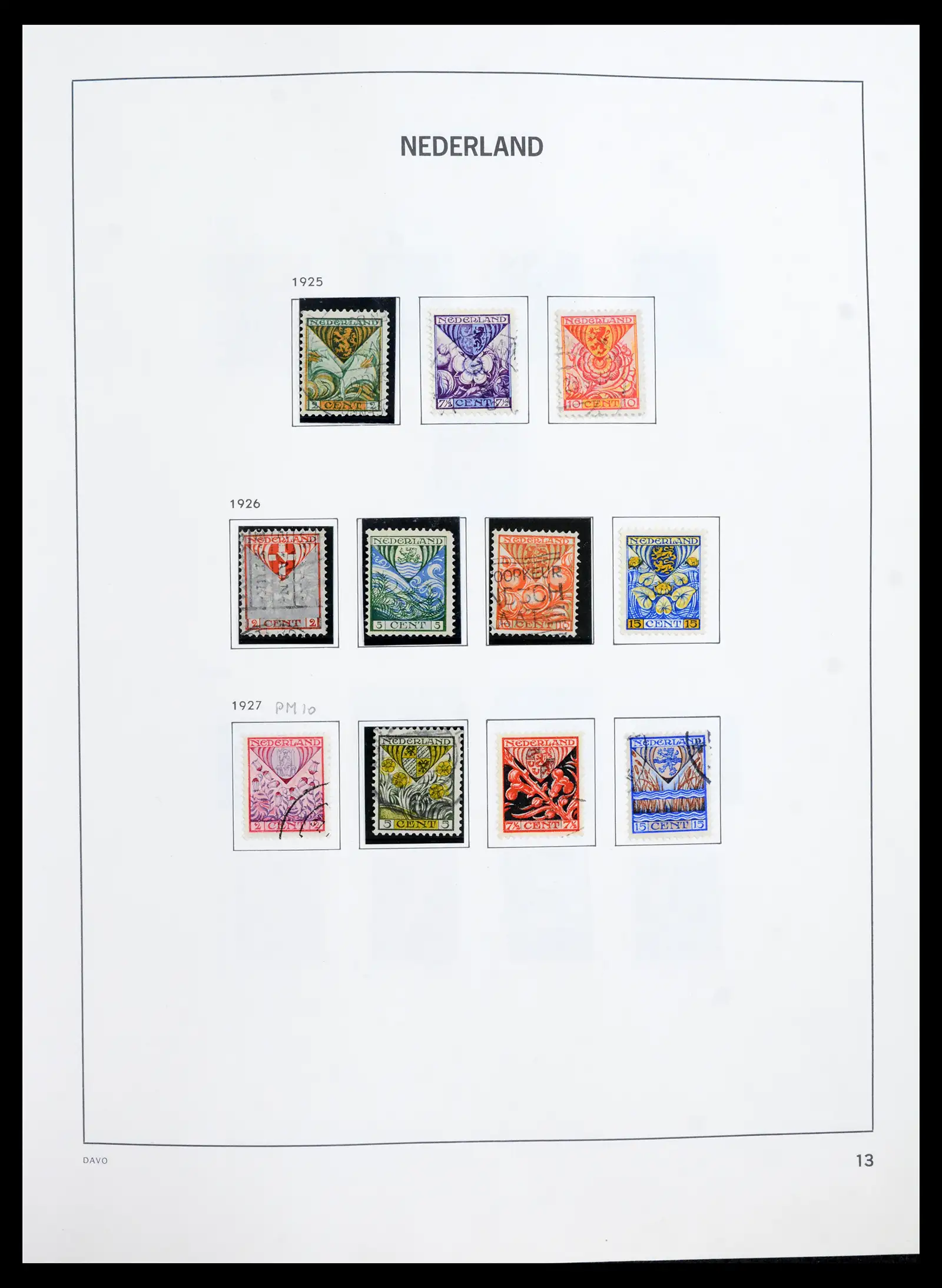 41989 0013 - Postzegelverzameling 41989 Nederland 1852-1969.