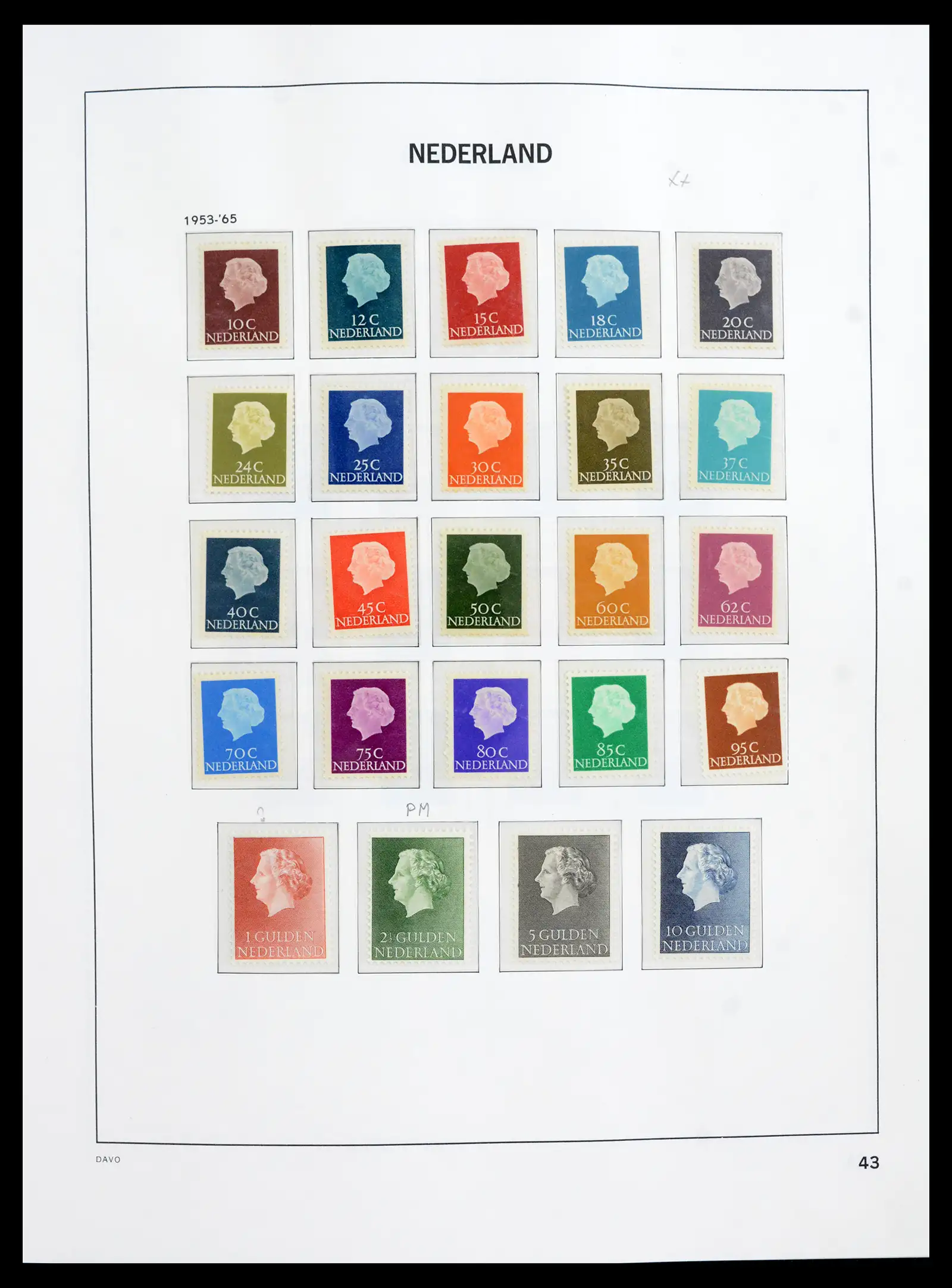 41989 0042 - Postzegelverzameling 41989 Nederland 1852-1969.