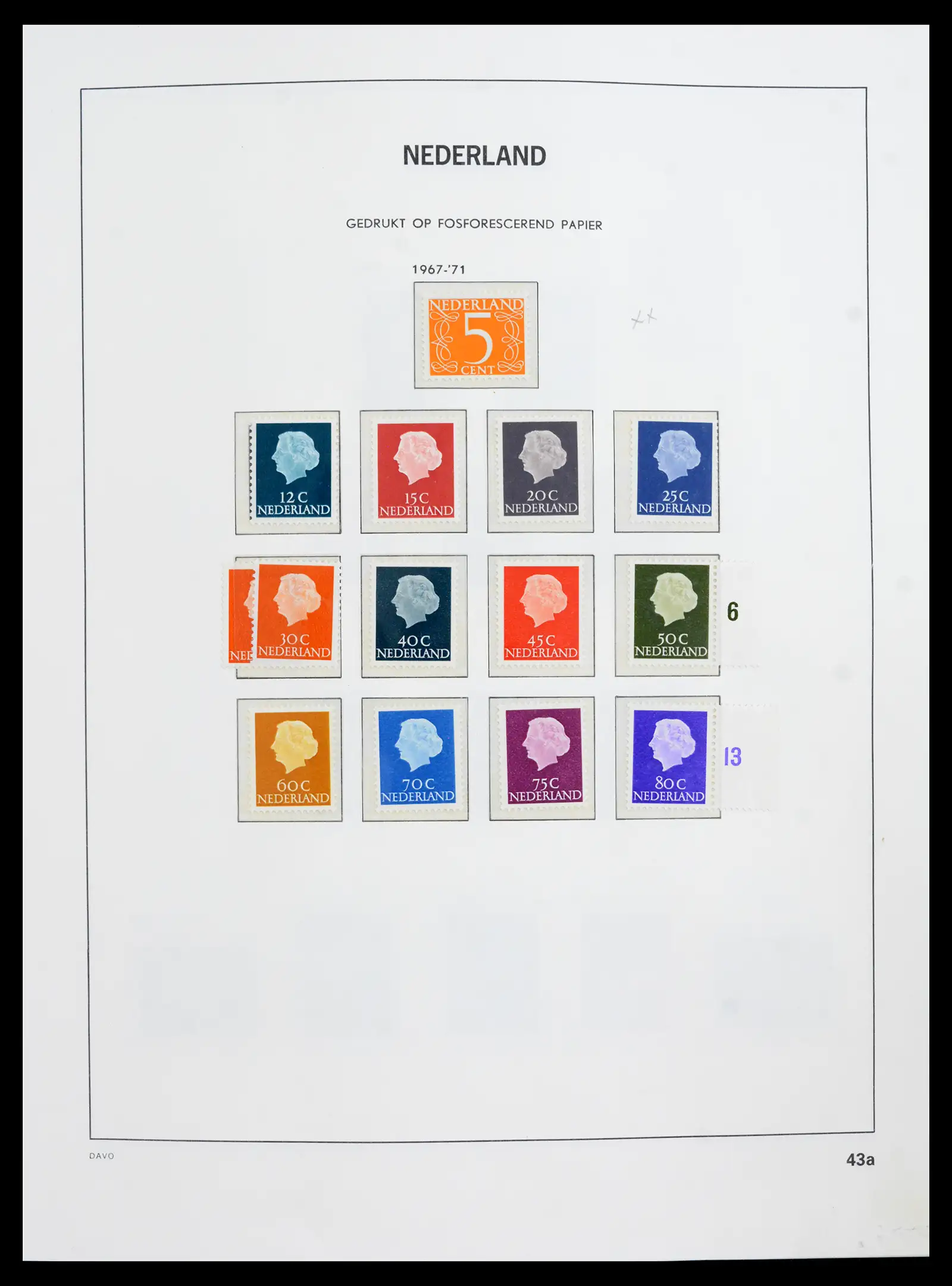 41989 0043 - Postzegelverzameling 41989 Nederland 1852-1969.