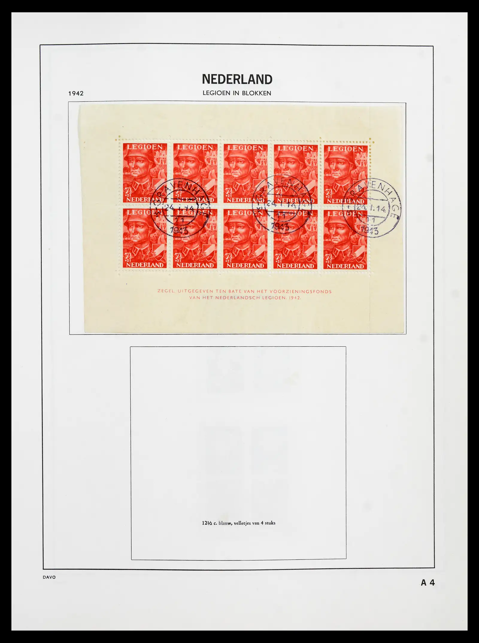 41989 0068 - Postzegelverzameling 41989 Nederland 1852-1969.