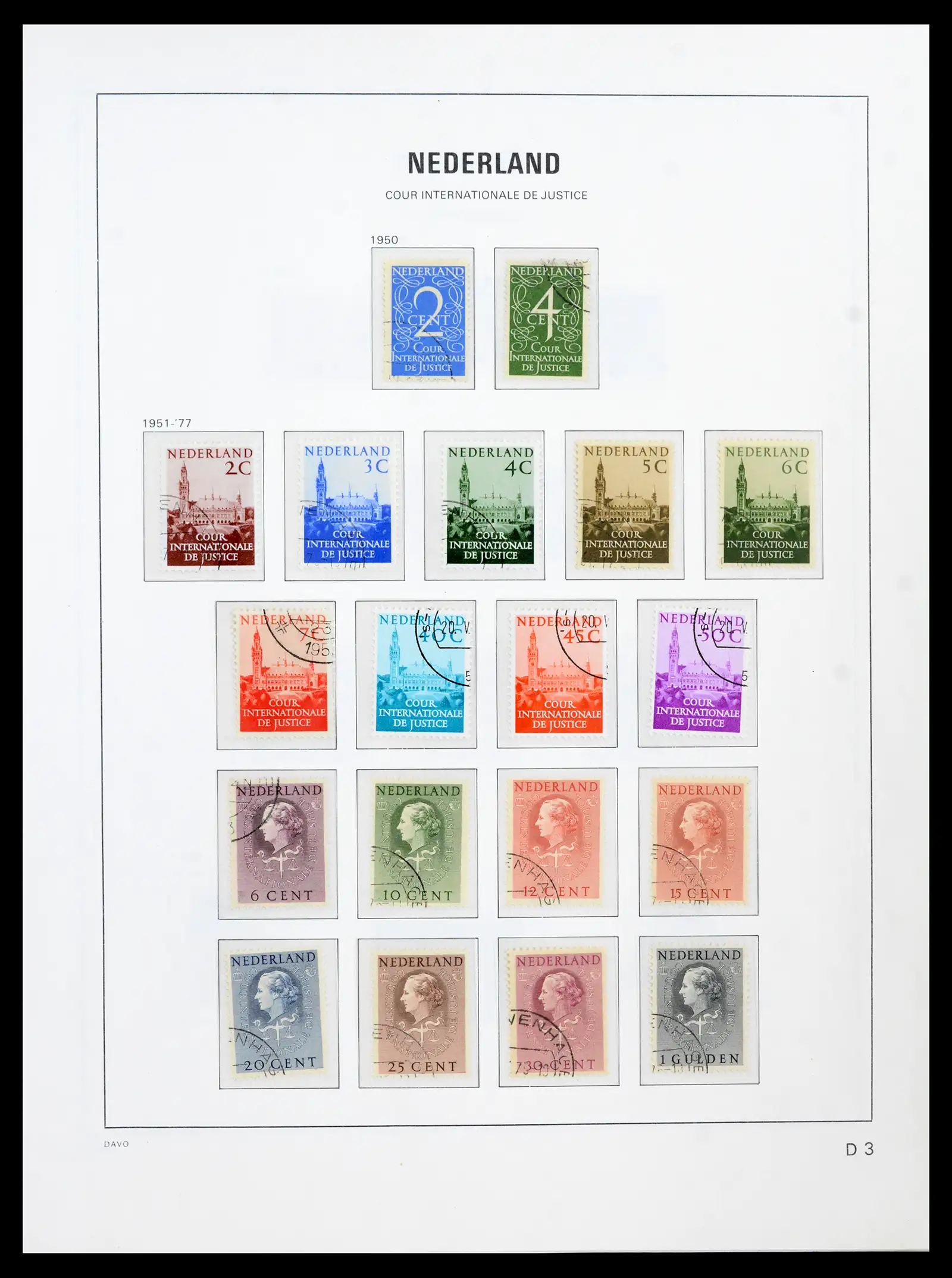 41989 0080 - Postzegelverzameling 41989 Nederland 1852-1969.