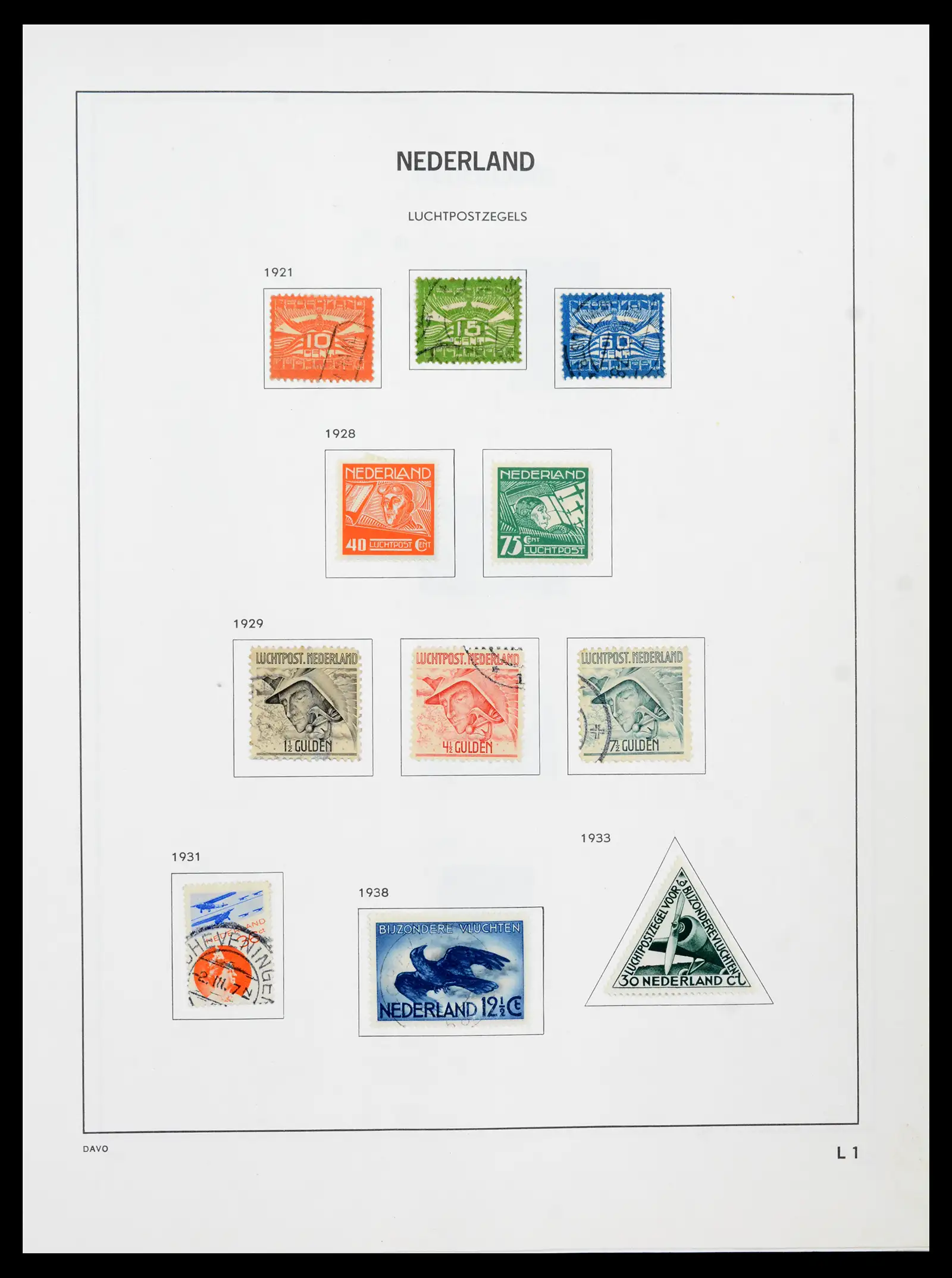 41989 0081 - Postzegelverzameling 41989 Nederland 1852-1969.