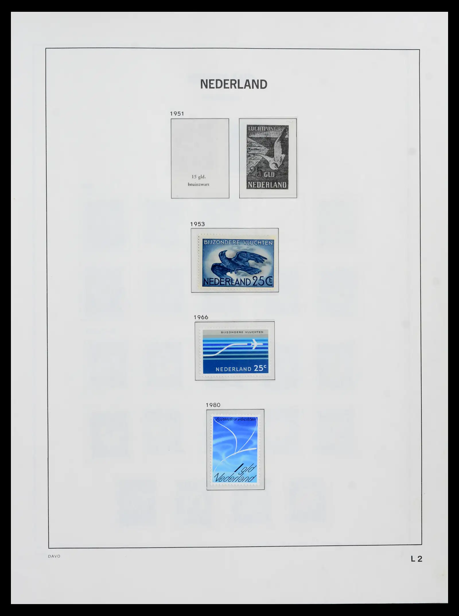 41989 0082 - Postzegelverzameling 41989 Nederland 1852-1969.