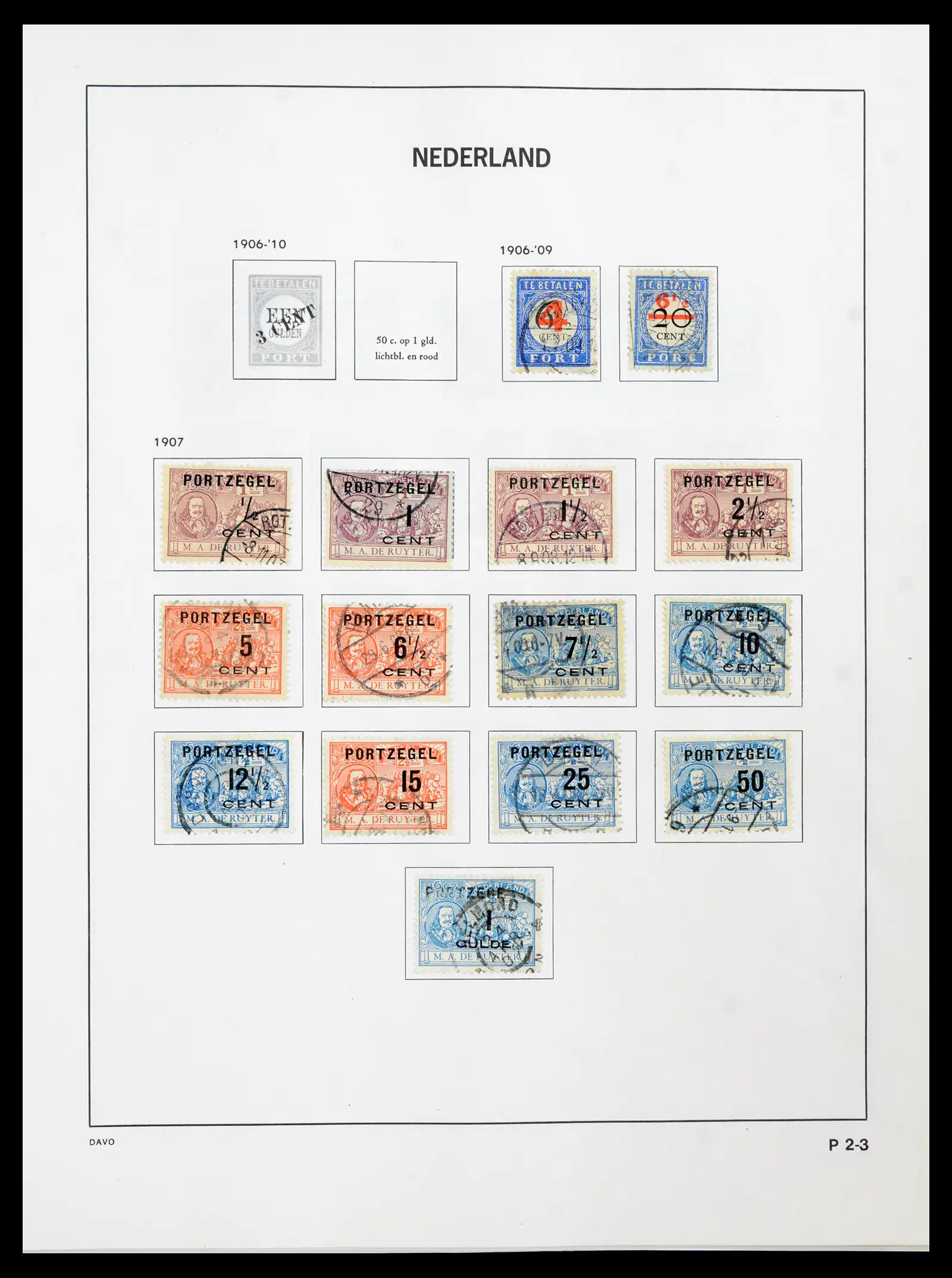 41989 0084 - Postzegelverzameling 41989 Nederland 1852-1969.