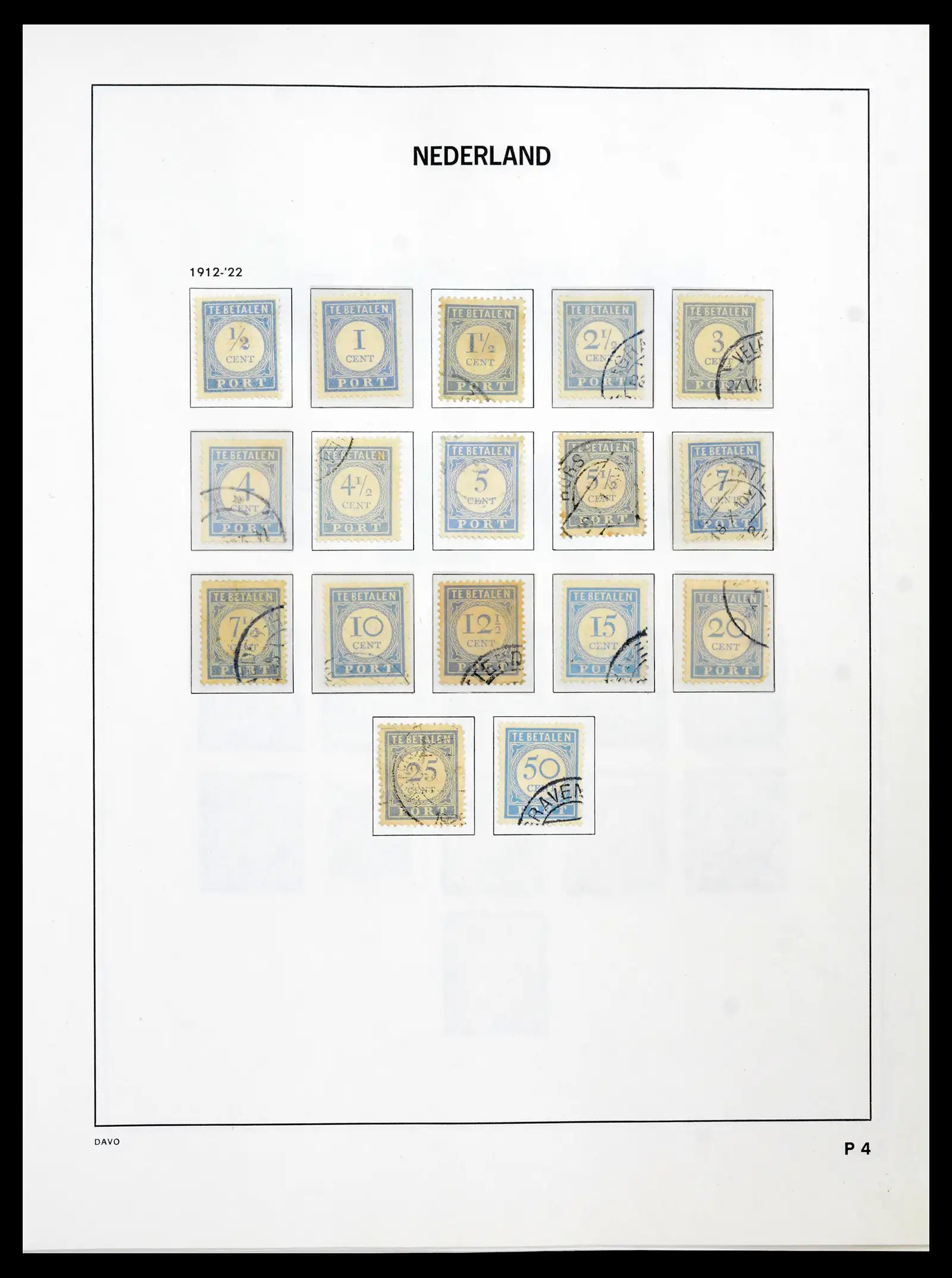41989 0085 - Postzegelverzameling 41989 Nederland 1852-1969.