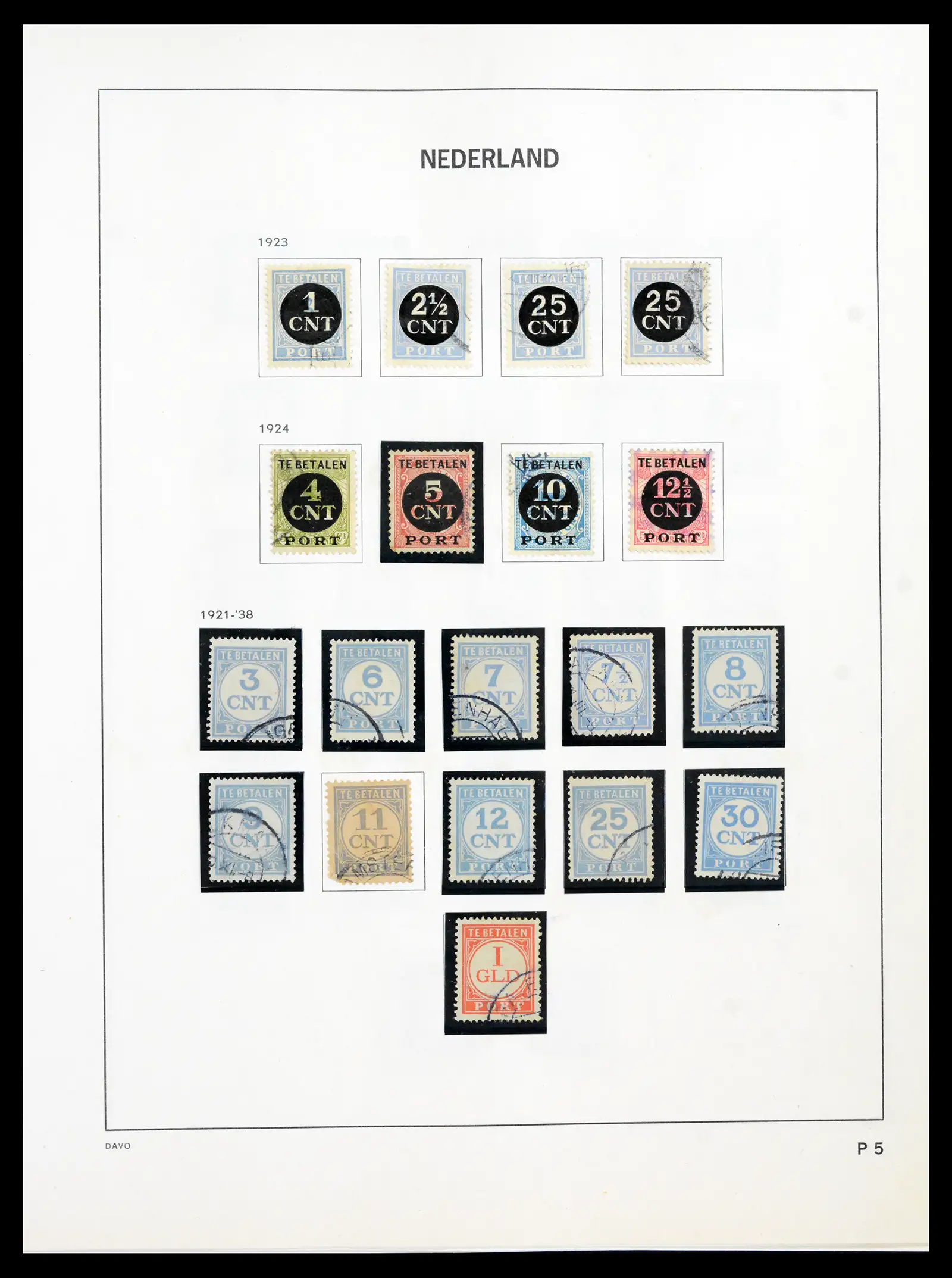 41989 0086 - Postzegelverzameling 41989 Nederland 1852-1969.