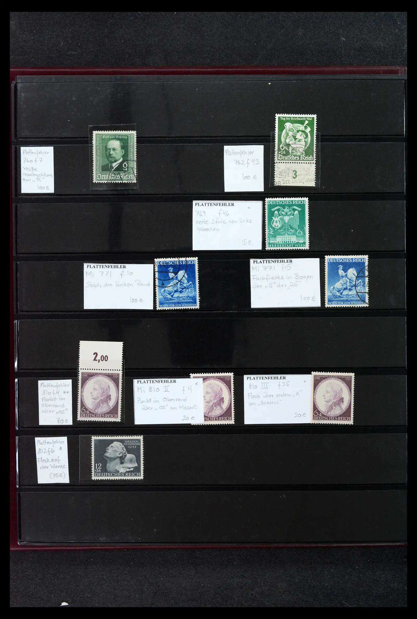 41994 0022 - Postzegelverzameling 41994 Duitse Reich plaatfouten 1872-1945.