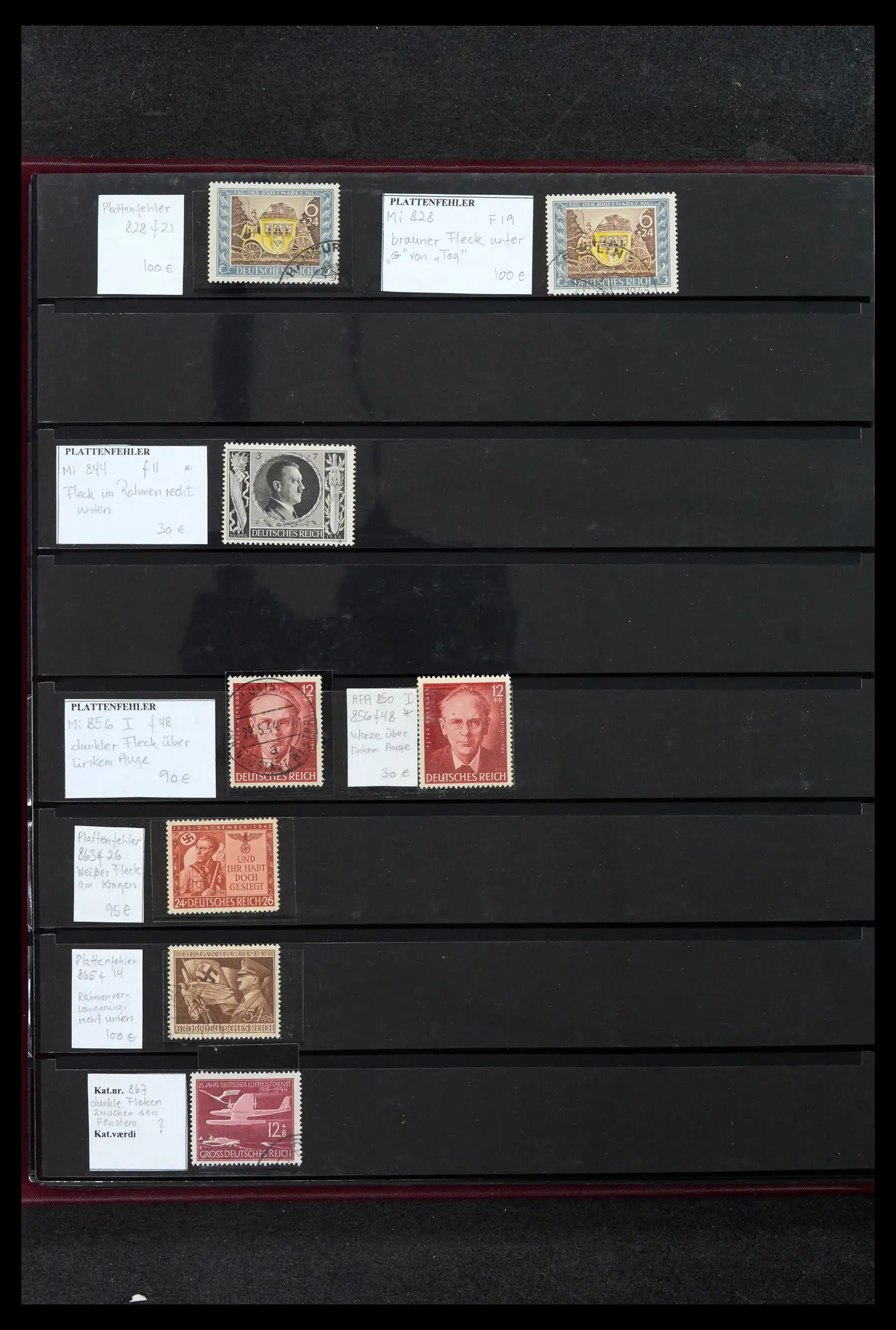 41994 0024 - Postzegelverzameling 41994 Duitse Reich plaatfouten 1872-1945.