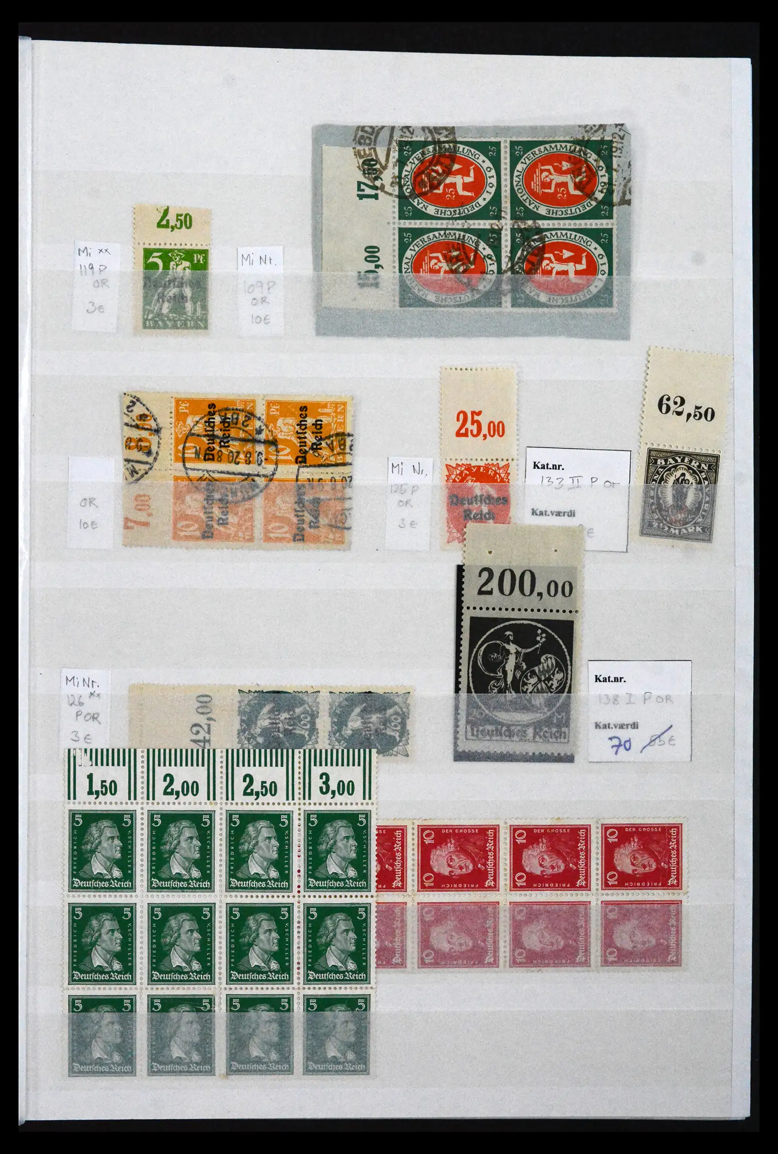 41996 0003 - Postzegelverzameling 41996 Duitsland velrand bijzonderheden 1905-1948.