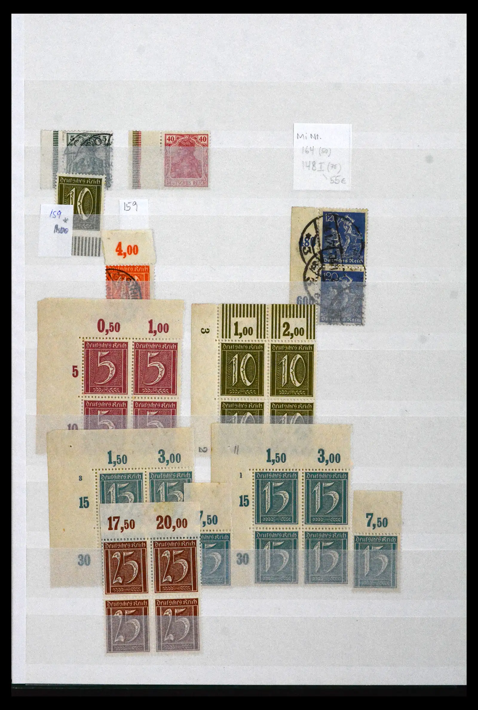 41996 0004 - Postzegelverzameling 41996 Duitsland velrand bijzonderheden 1905-1948.