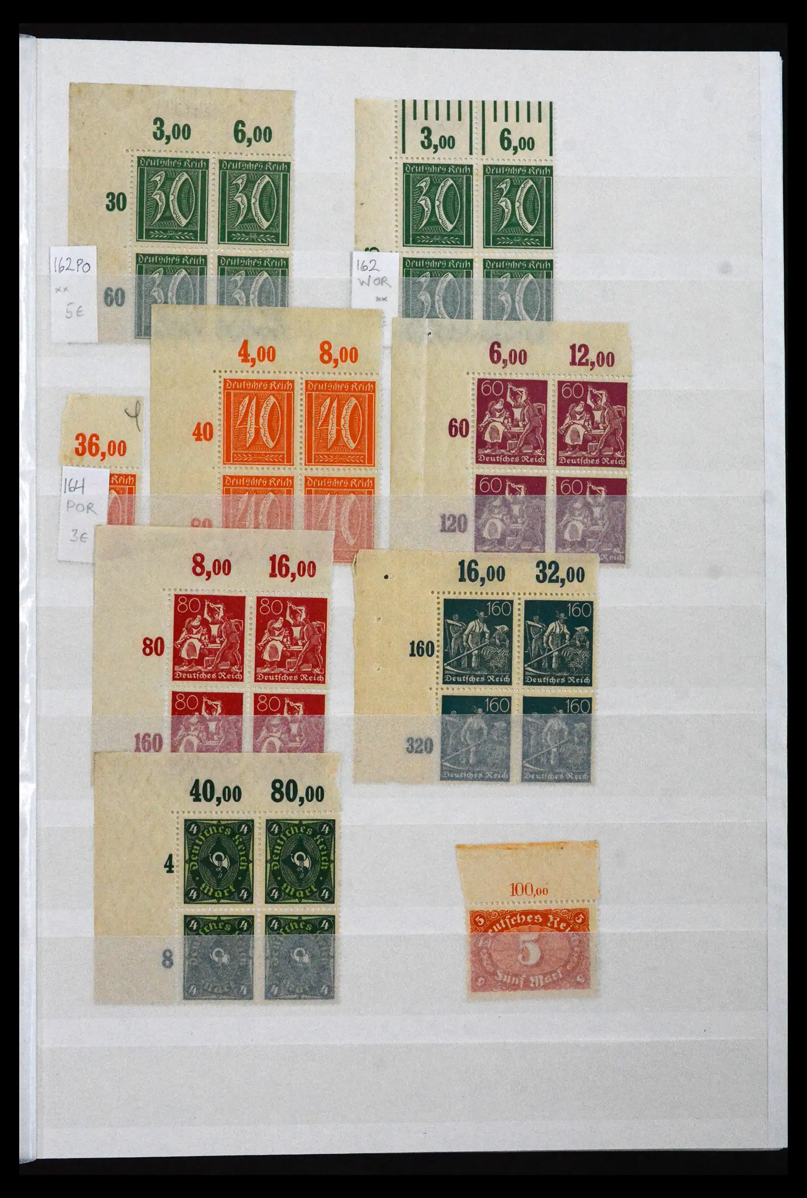 41996 0005 - Postzegelverzameling 41996 Duitsland velrand bijzonderheden 1905-1948.