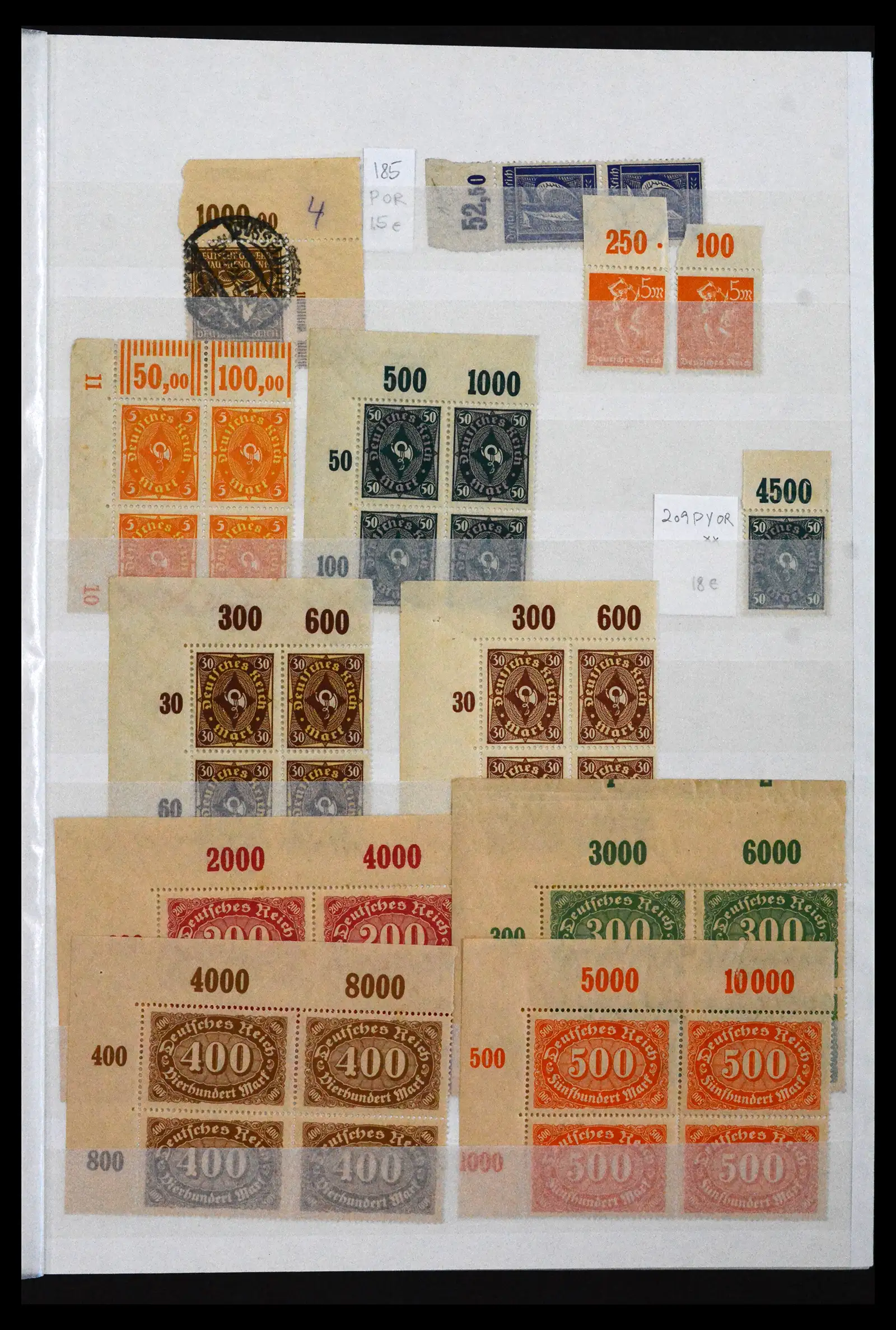 41996 0007 - Postzegelverzameling 41996 Duitsland velrand bijzonderheden 1905-1948.