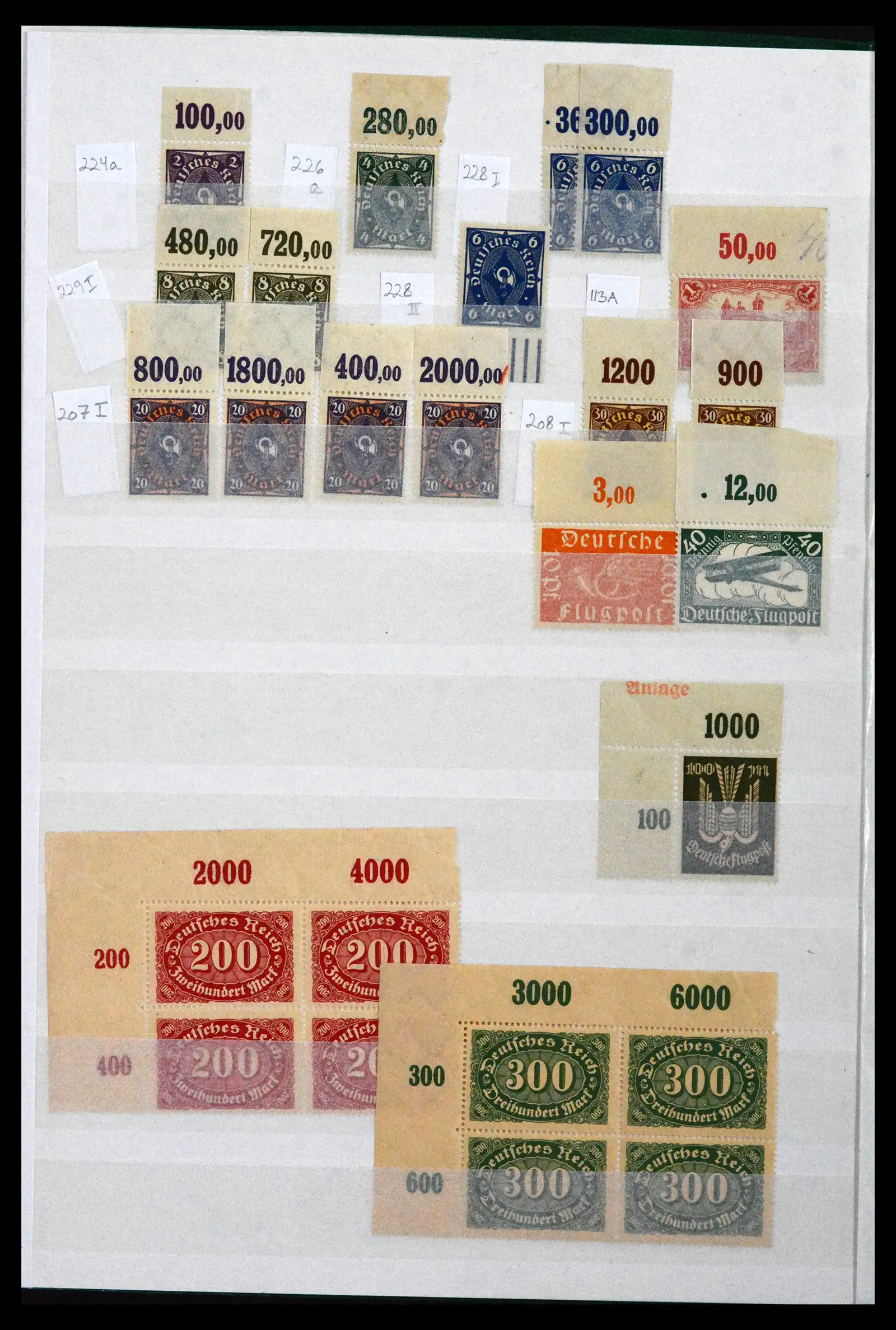 41996 0010 - Postzegelverzameling 41996 Duitsland velrand bijzonderheden 1905-1948.