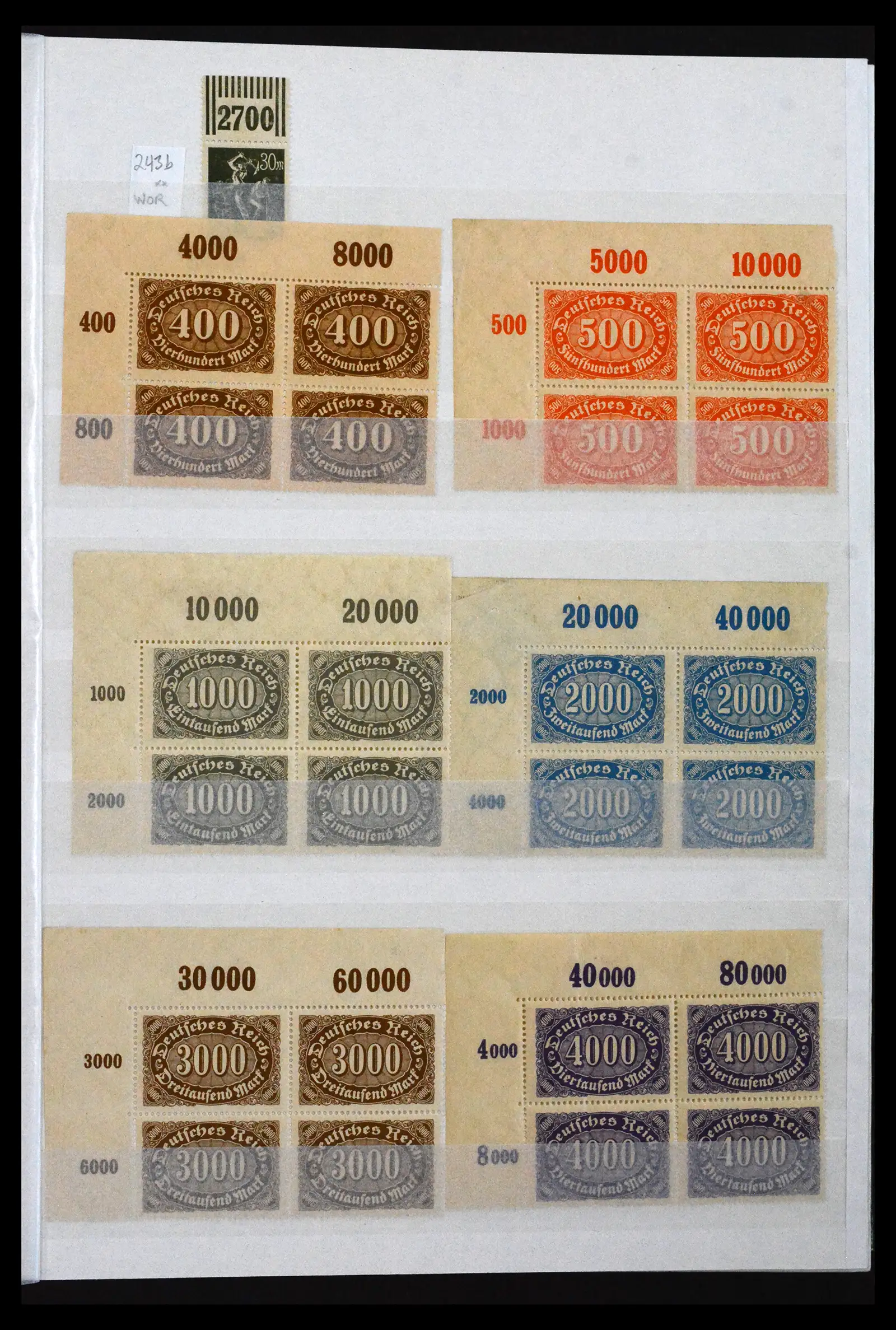 41996 0011 - Postzegelverzameling 41996 Duitsland velrand bijzonderheden 1905-1948.