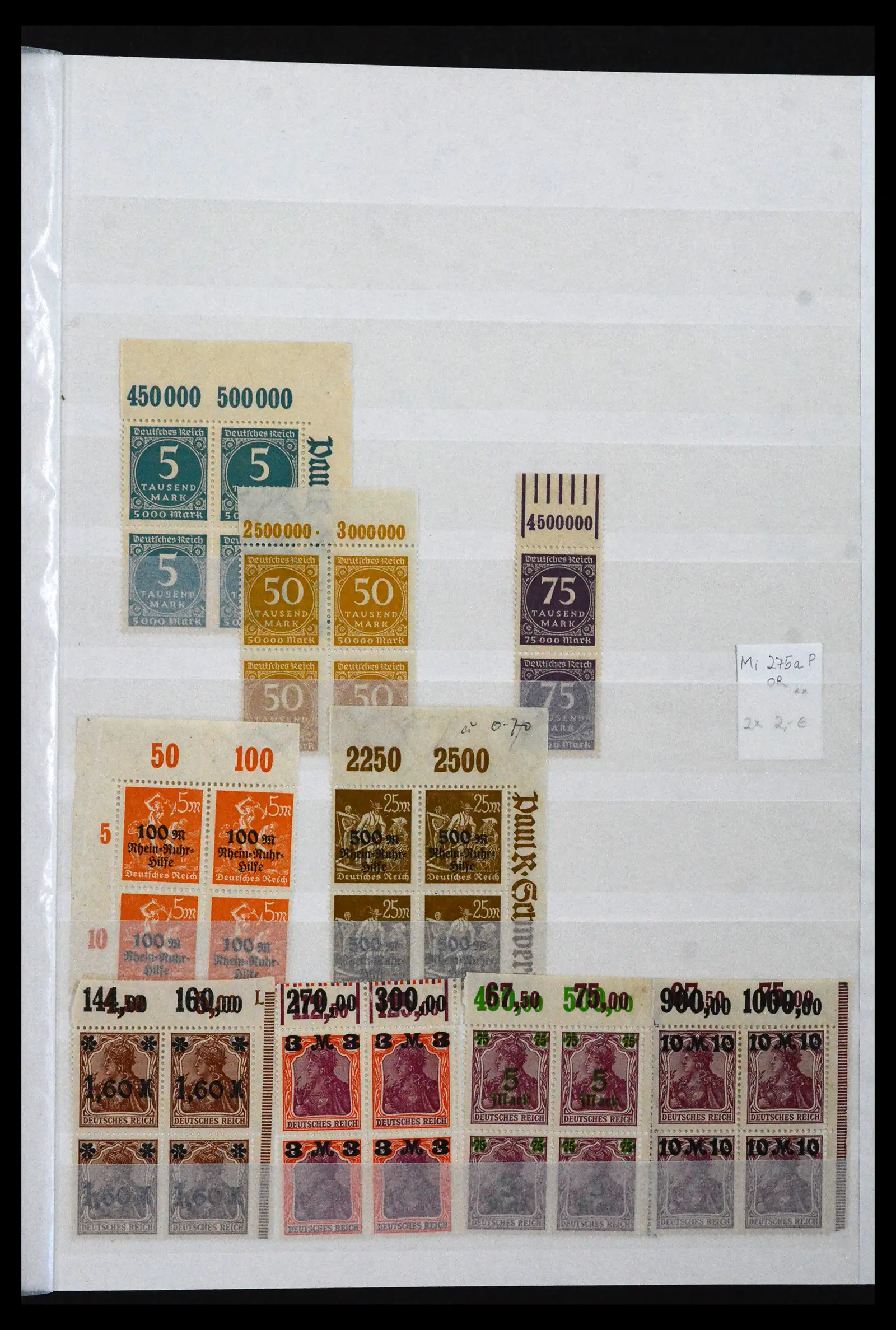 41996 0013 - Postzegelverzameling 41996 Duitsland velrand bijzonderheden 1905-1948.
