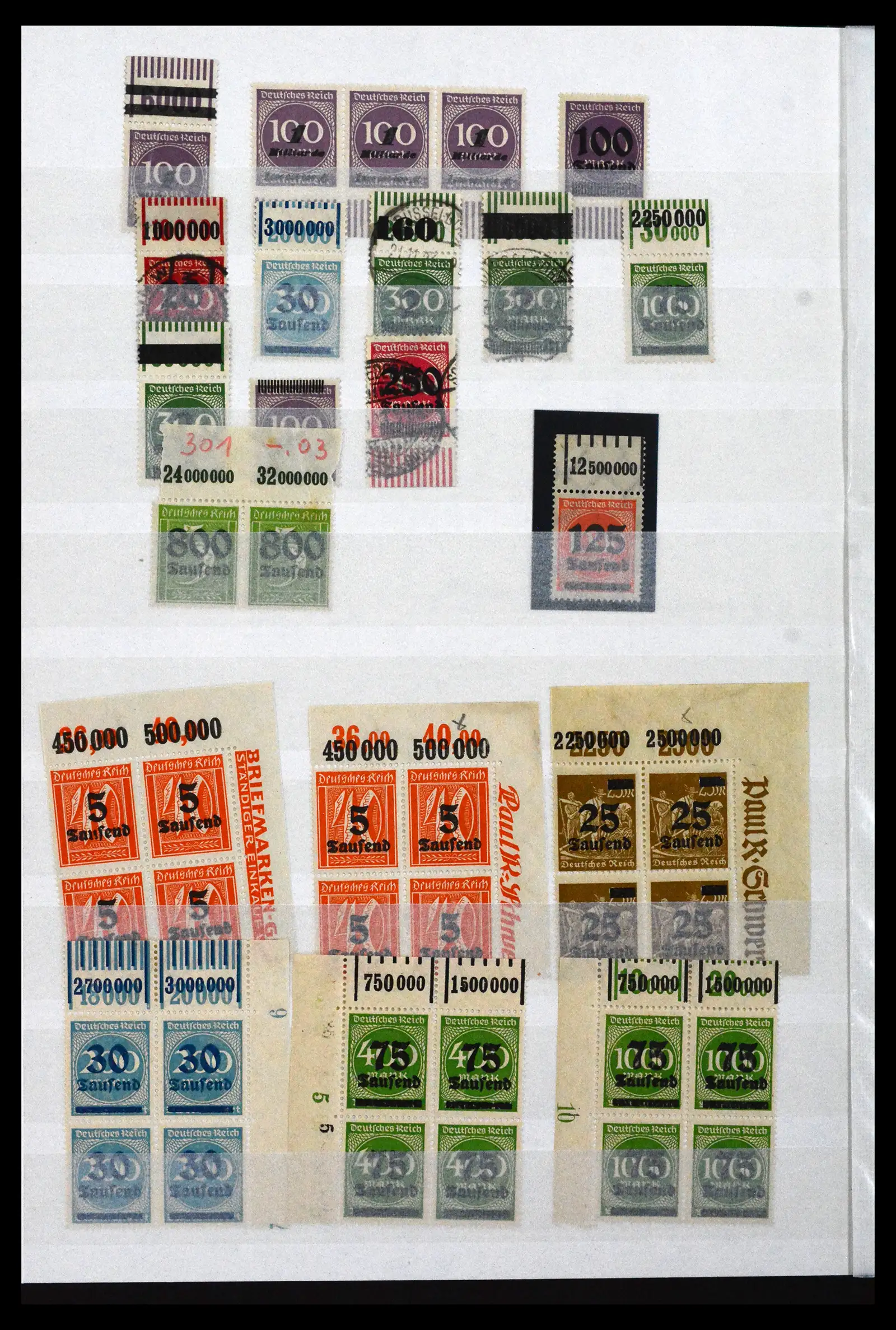 41996 0014 - Postzegelverzameling 41996 Duitsland velrand bijzonderheden 1905-1948.