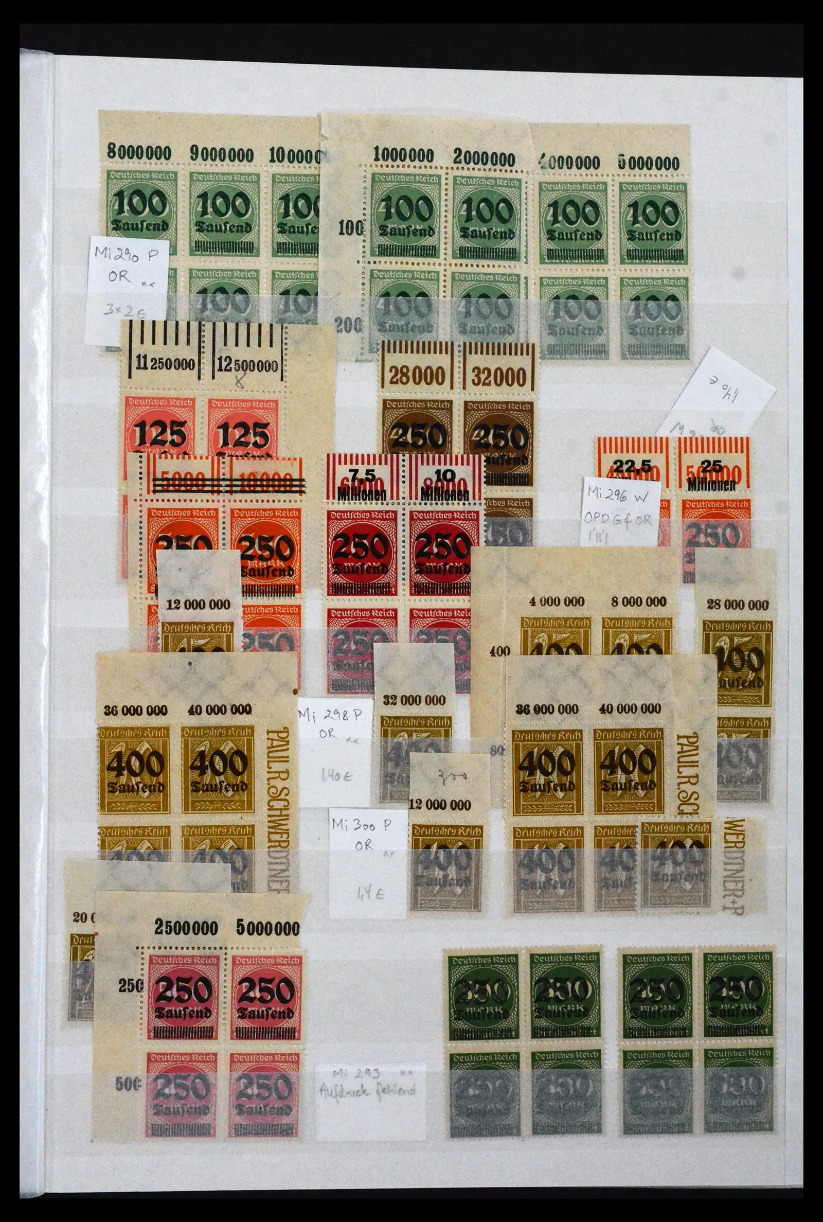 41996 0015 - Postzegelverzameling 41996 Duitsland velrand bijzonderheden 1905-1948.