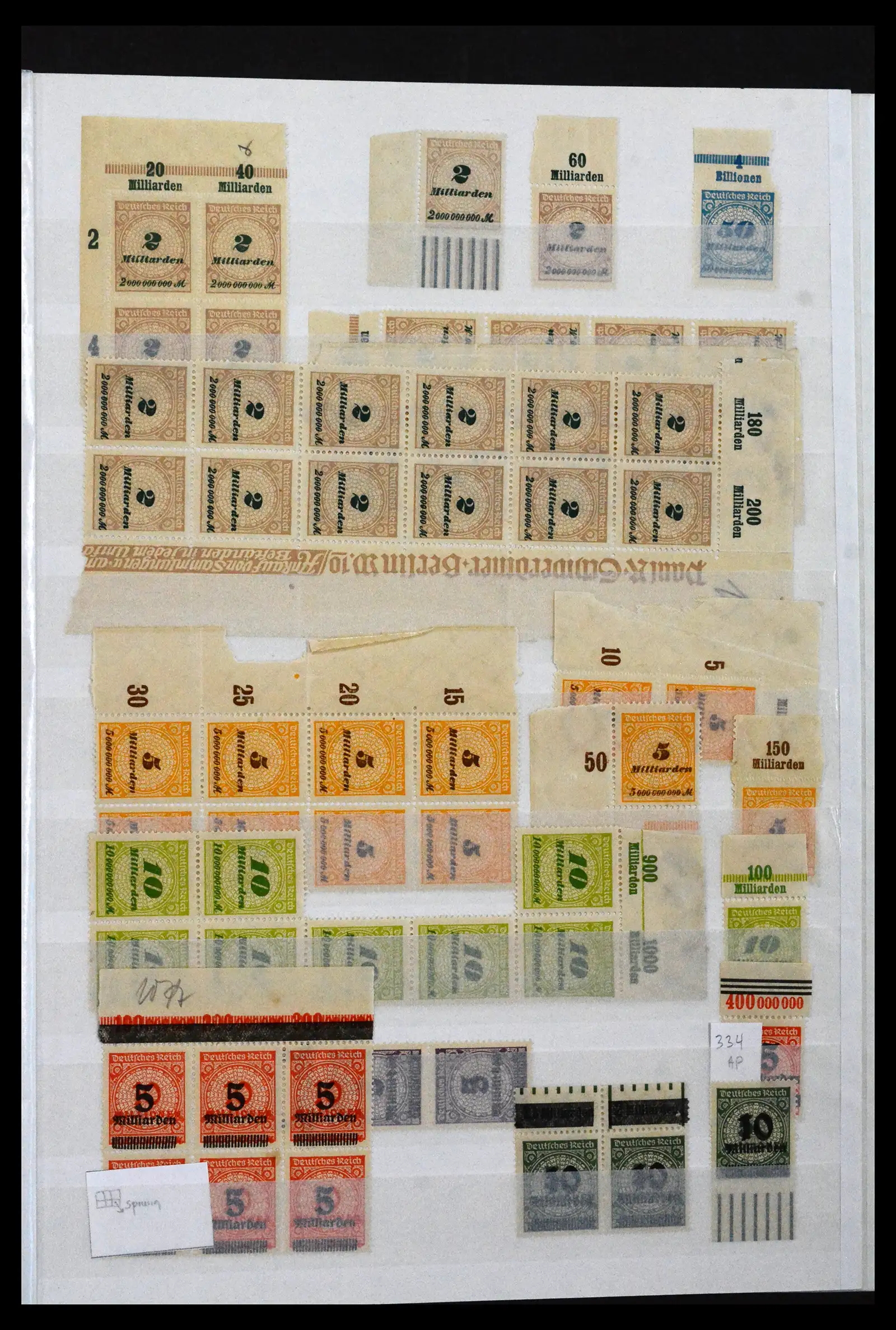 41996 0019 - Postzegelverzameling 41996 Duitsland velrand bijzonderheden 1905-1948.