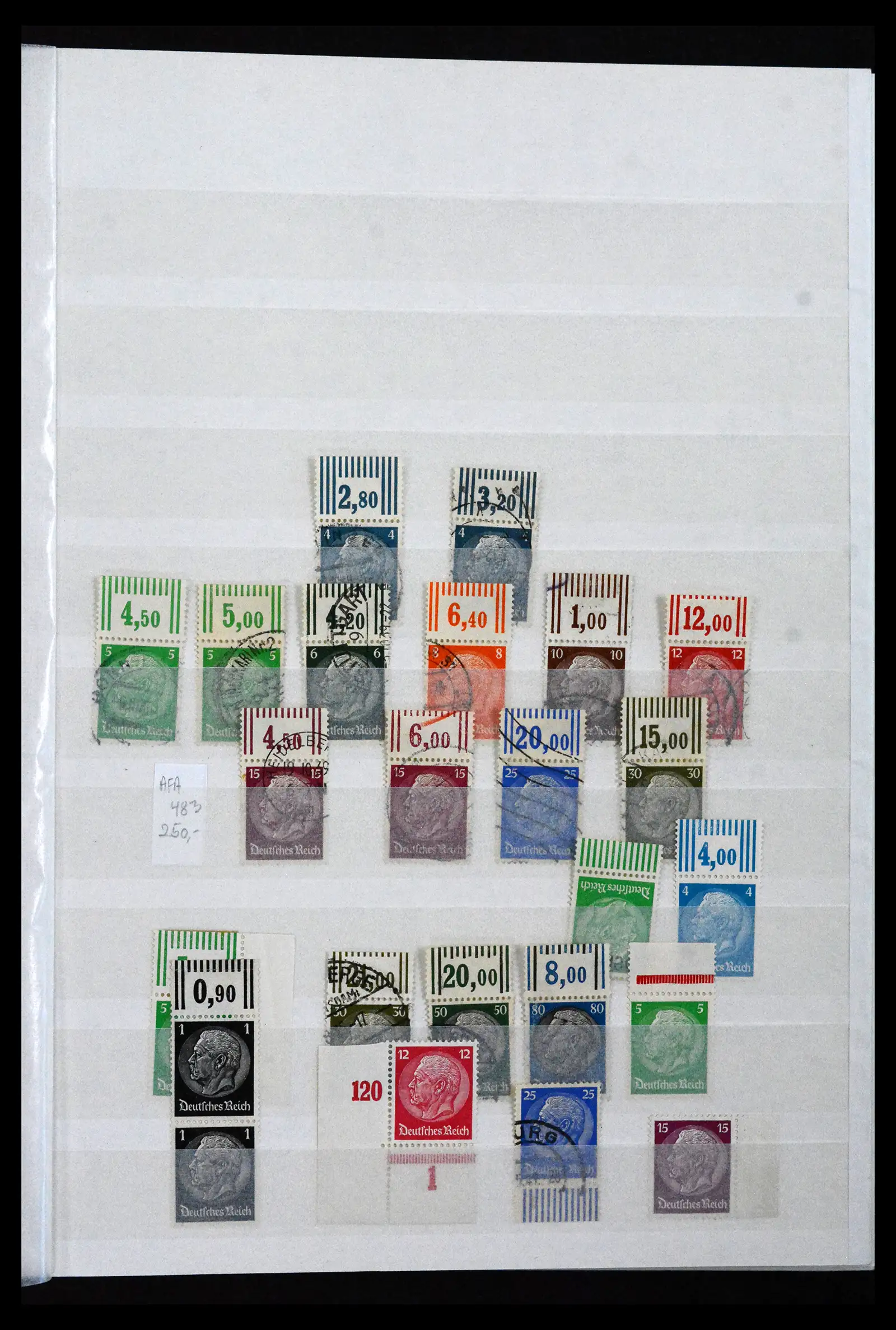 41996 0021 - Postzegelverzameling 41996 Duitsland velrand bijzonderheden 1905-1948.
