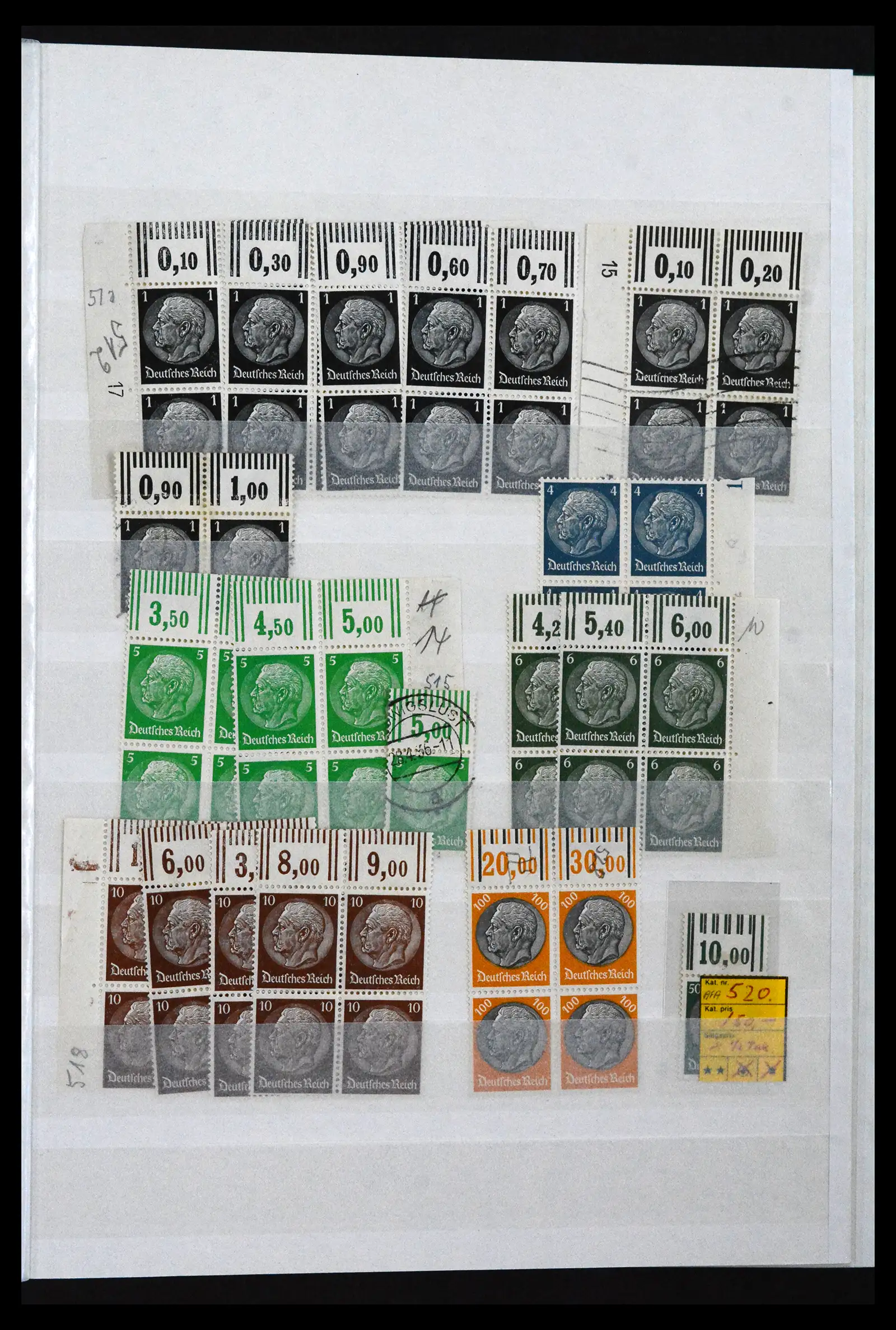 41996 0023 - Postzegelverzameling 41996 Duitsland velrand bijzonderheden 1905-1948.