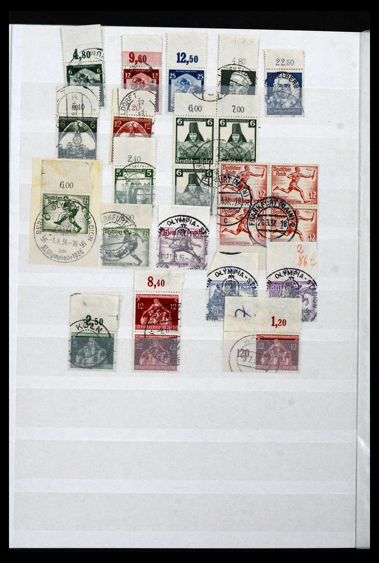 41996 0024 - Postzegelverzameling 41996 Duitsland velrand bijzonderheden 1905-1948.
