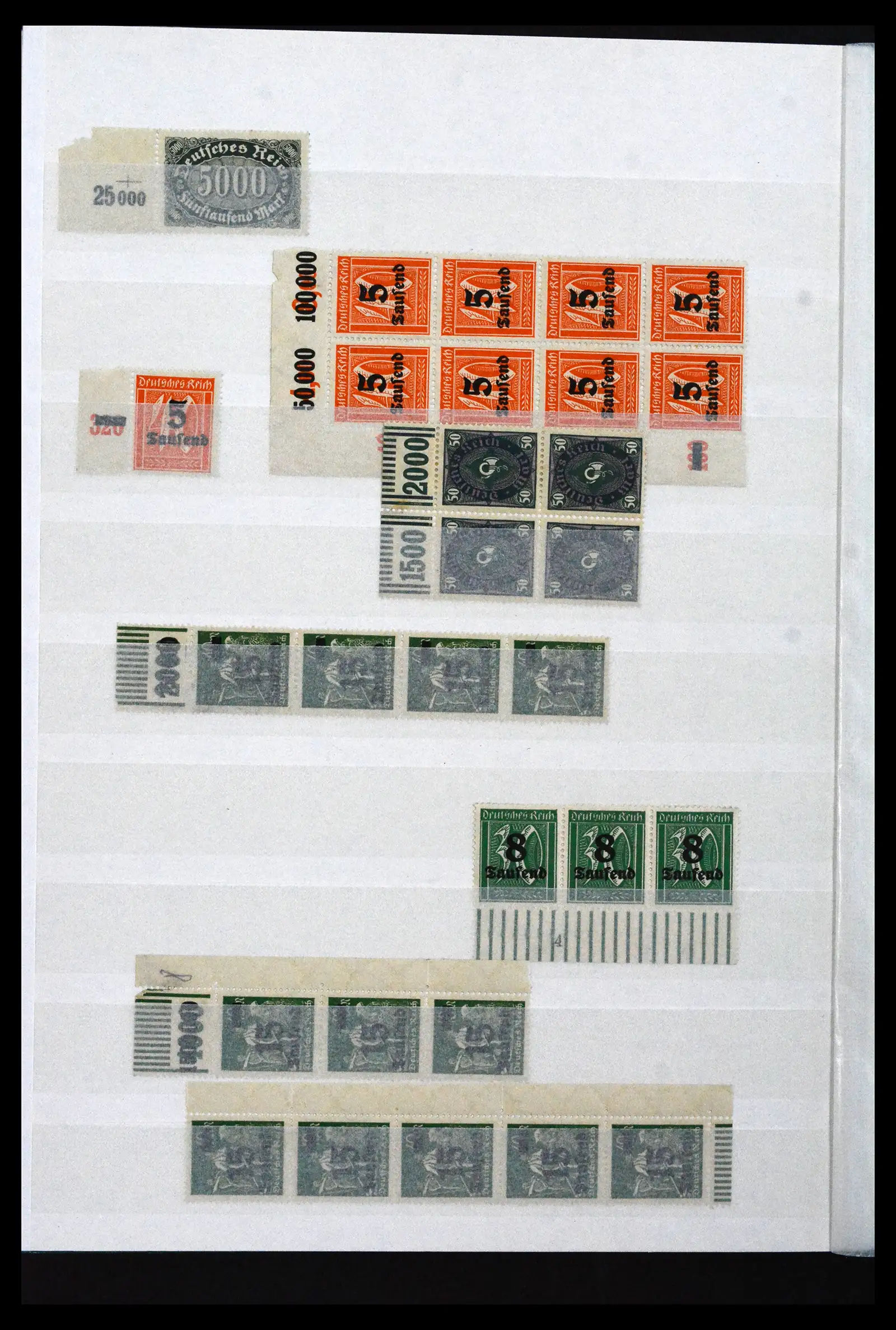 41996 0027 - Postzegelverzameling 41996 Duitsland velrand bijzonderheden 1905-1948.