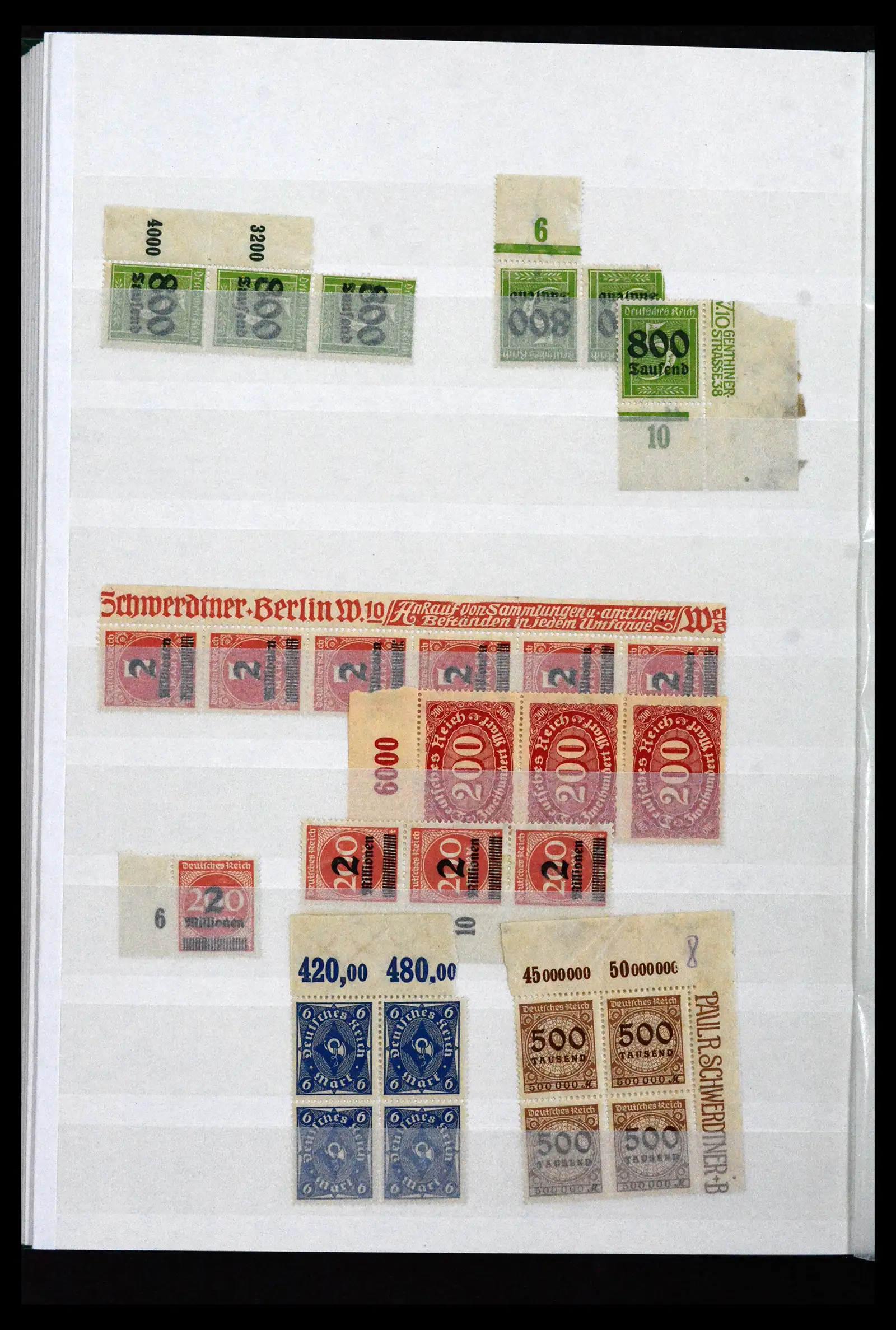 41996 0029 - Postzegelverzameling 41996 Duitsland velrand bijzonderheden 1905-1948.