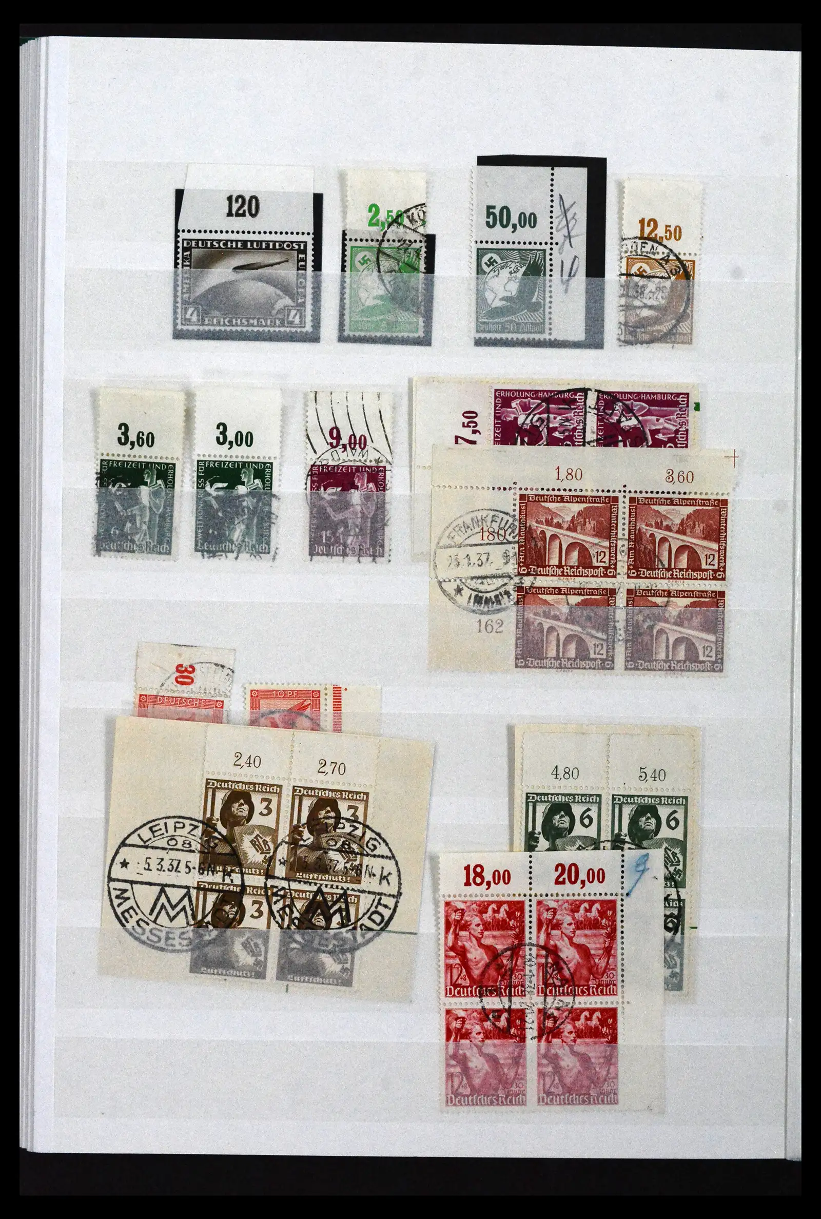 41996 0033 - Postzegelverzameling 41996 Duitsland velrand bijzonderheden 1905-1948.
