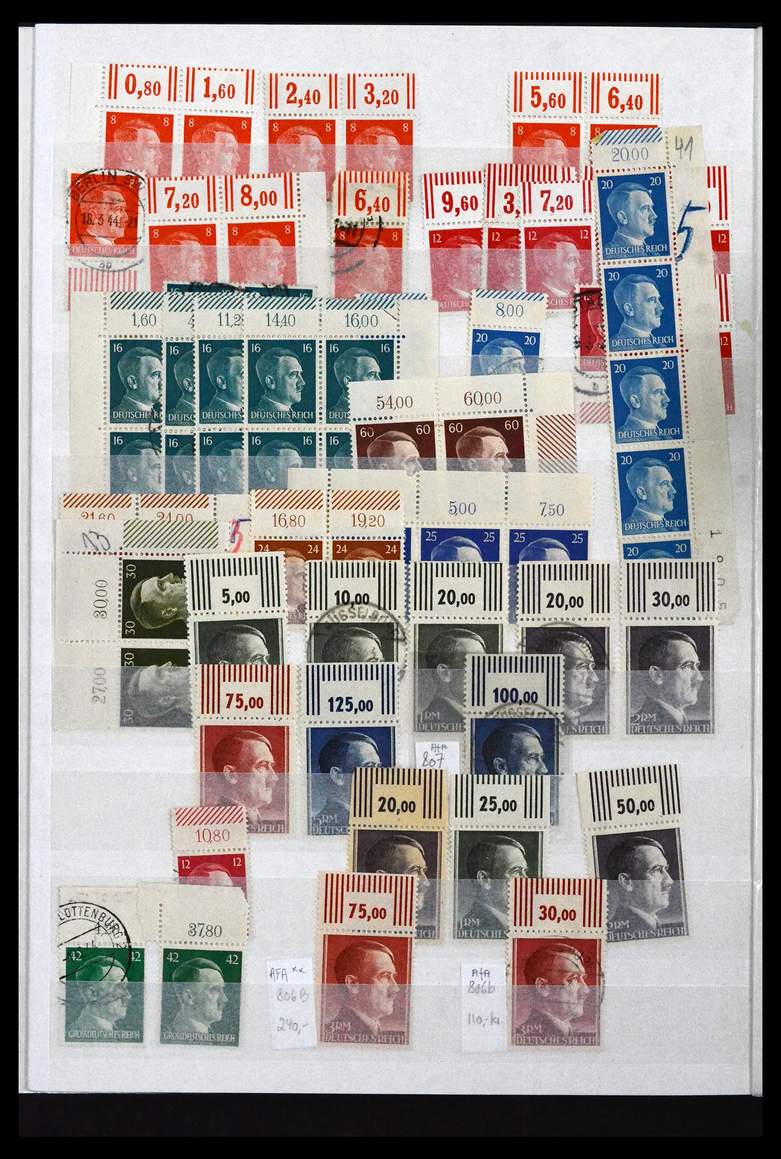 41996 0037 - Postzegelverzameling 41996 Duitsland velrand bijzonderheden 1905-1948.