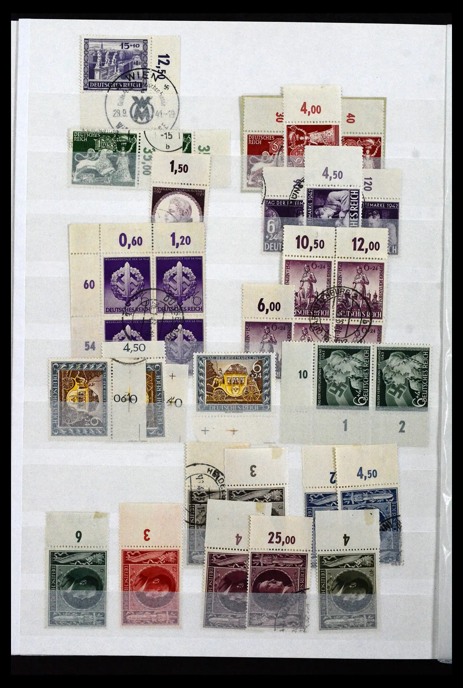 41996 0039 - Postzegelverzameling 41996 Duitsland velrand bijzonderheden 1905-1948.