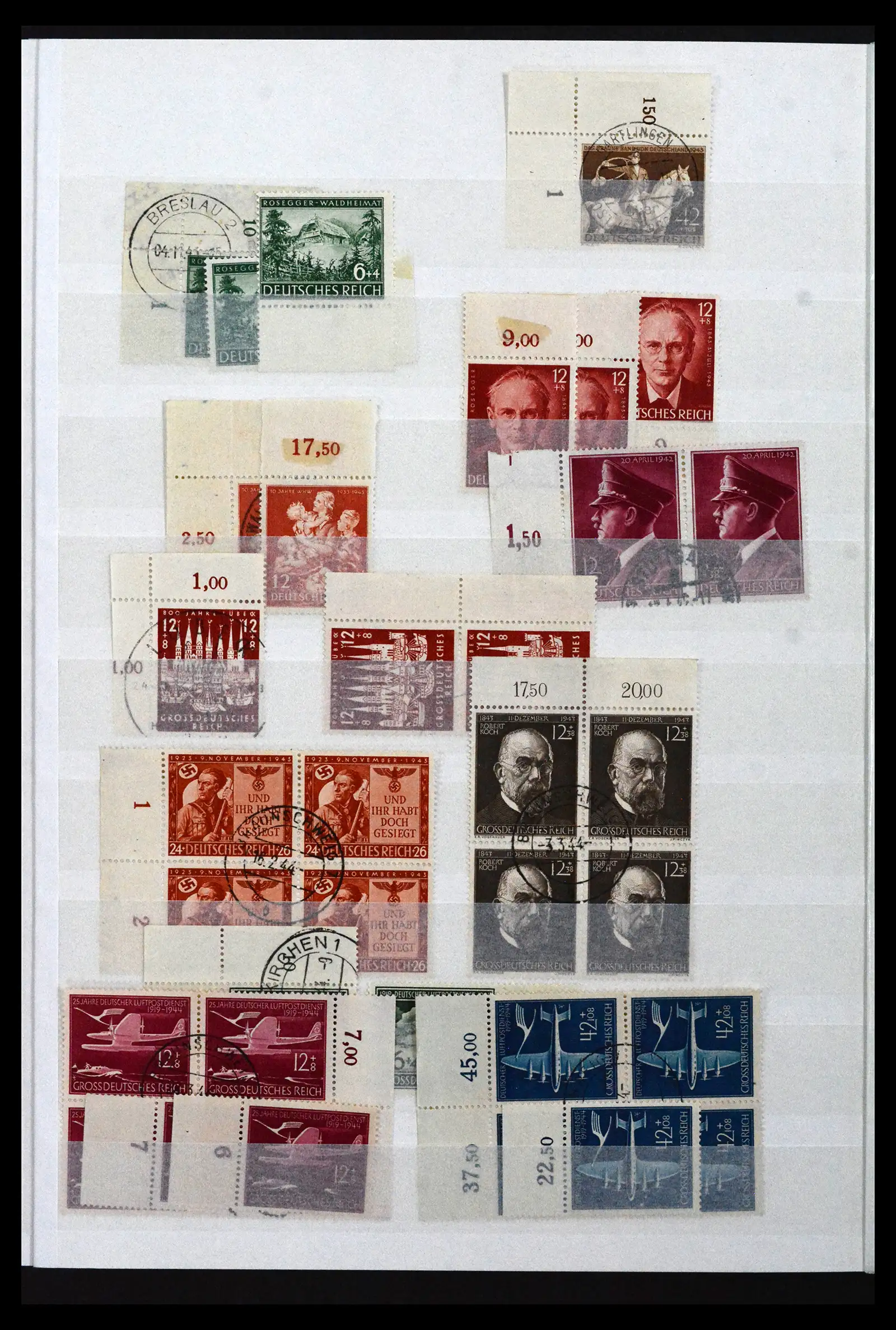 41996 0041 - Postzegelverzameling 41996 Duitsland velrand bijzonderheden 1905-1948.